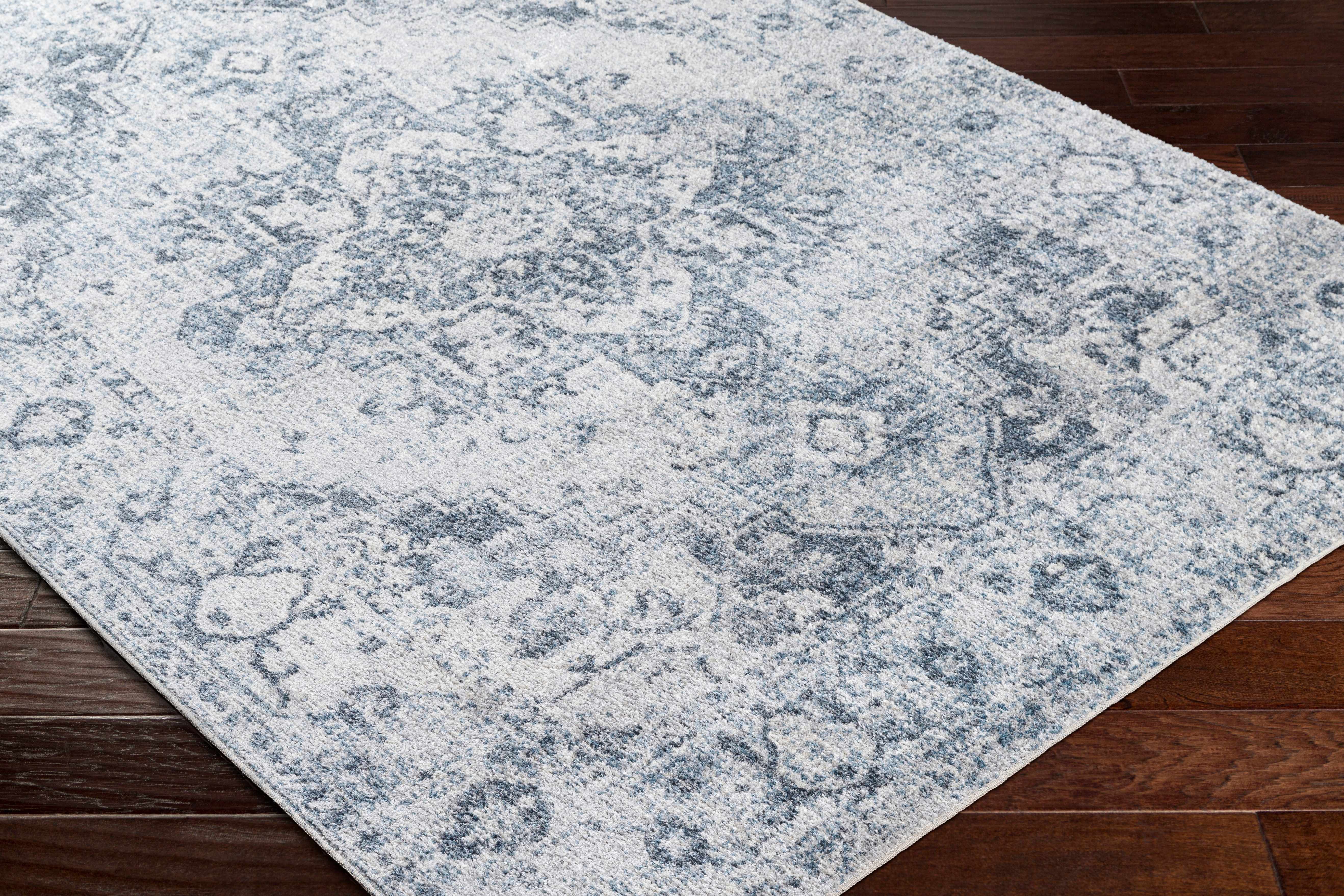Ankti Aqua Washable Area Rug - Clearance - Image 4