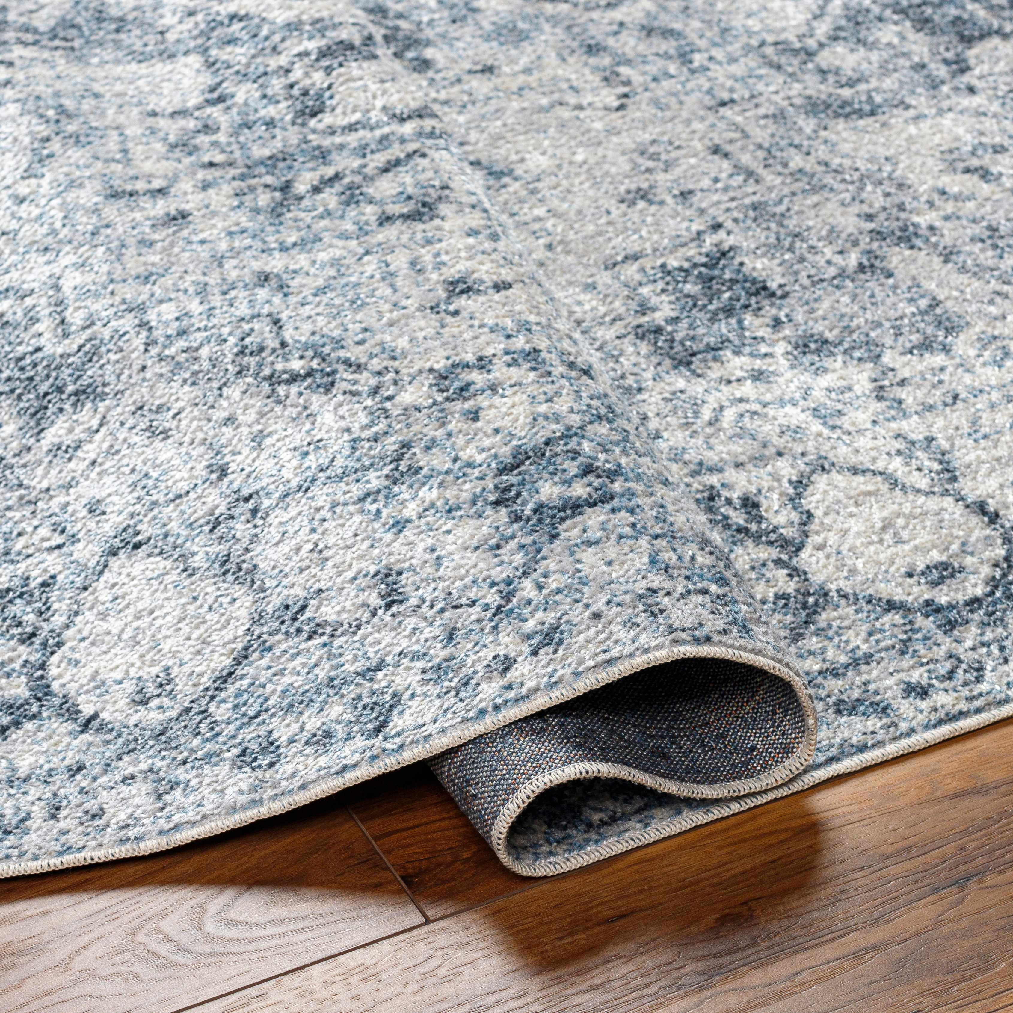 Ankti Aqua Washable Area Rug - Clearance - Image 5