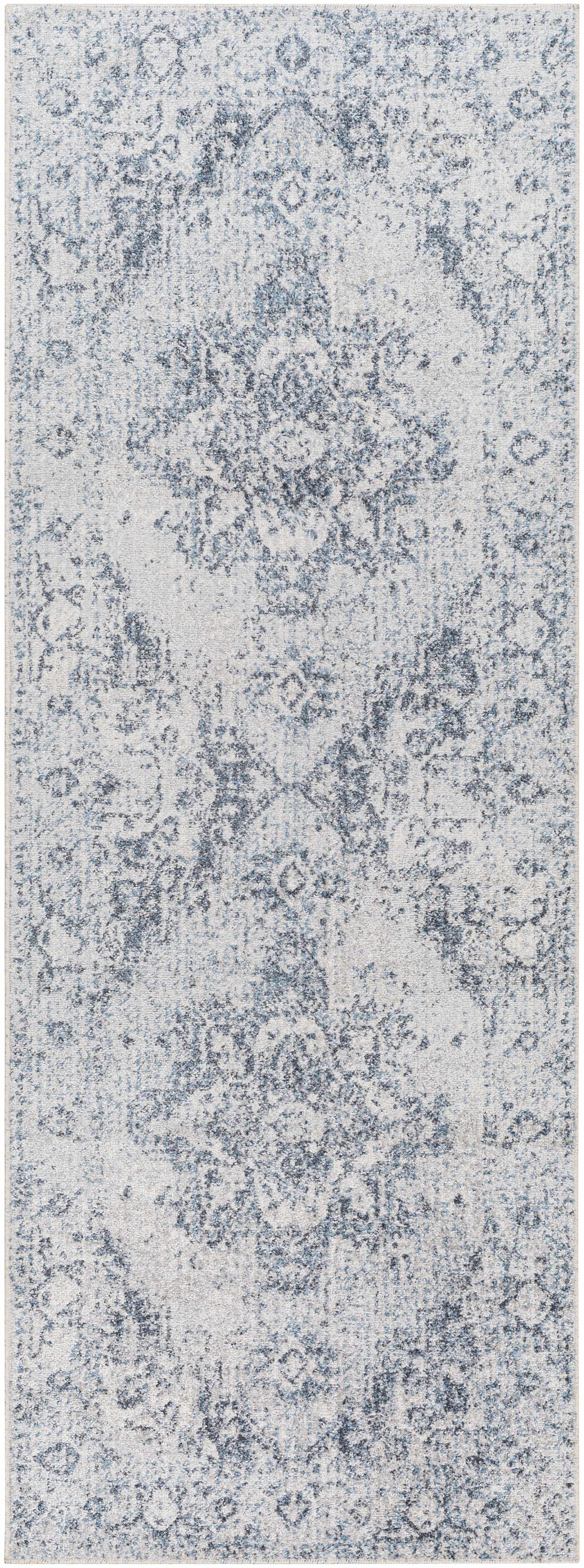 Ankti Aqua Washable Area Rug - Clearance - Image 7