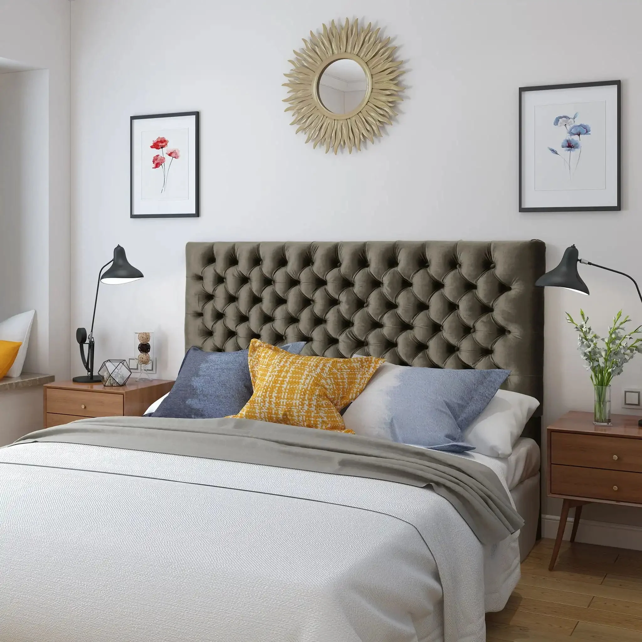 Annecy - Contemporary Upholstered Headboard - Image 12