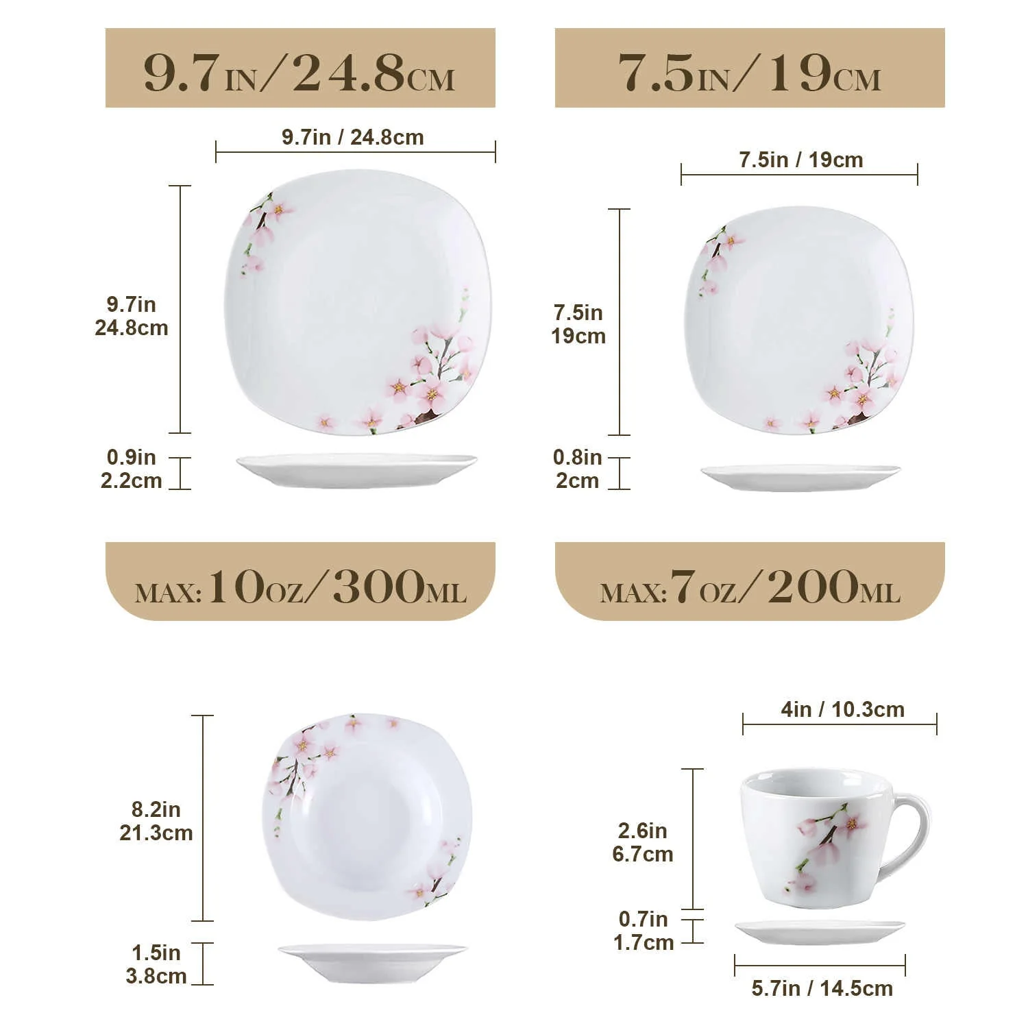 Annie 30 Piece Dinnerware Set - Image 7