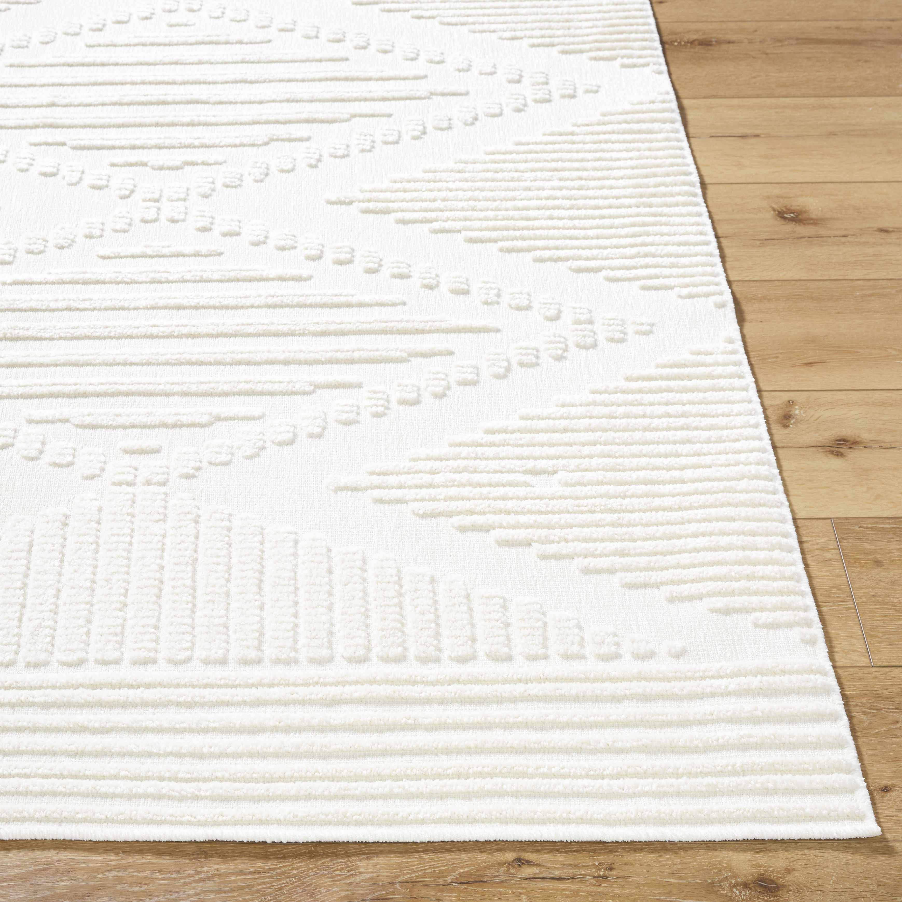 Annika Beige 3D Washable Area Rug - Image 5