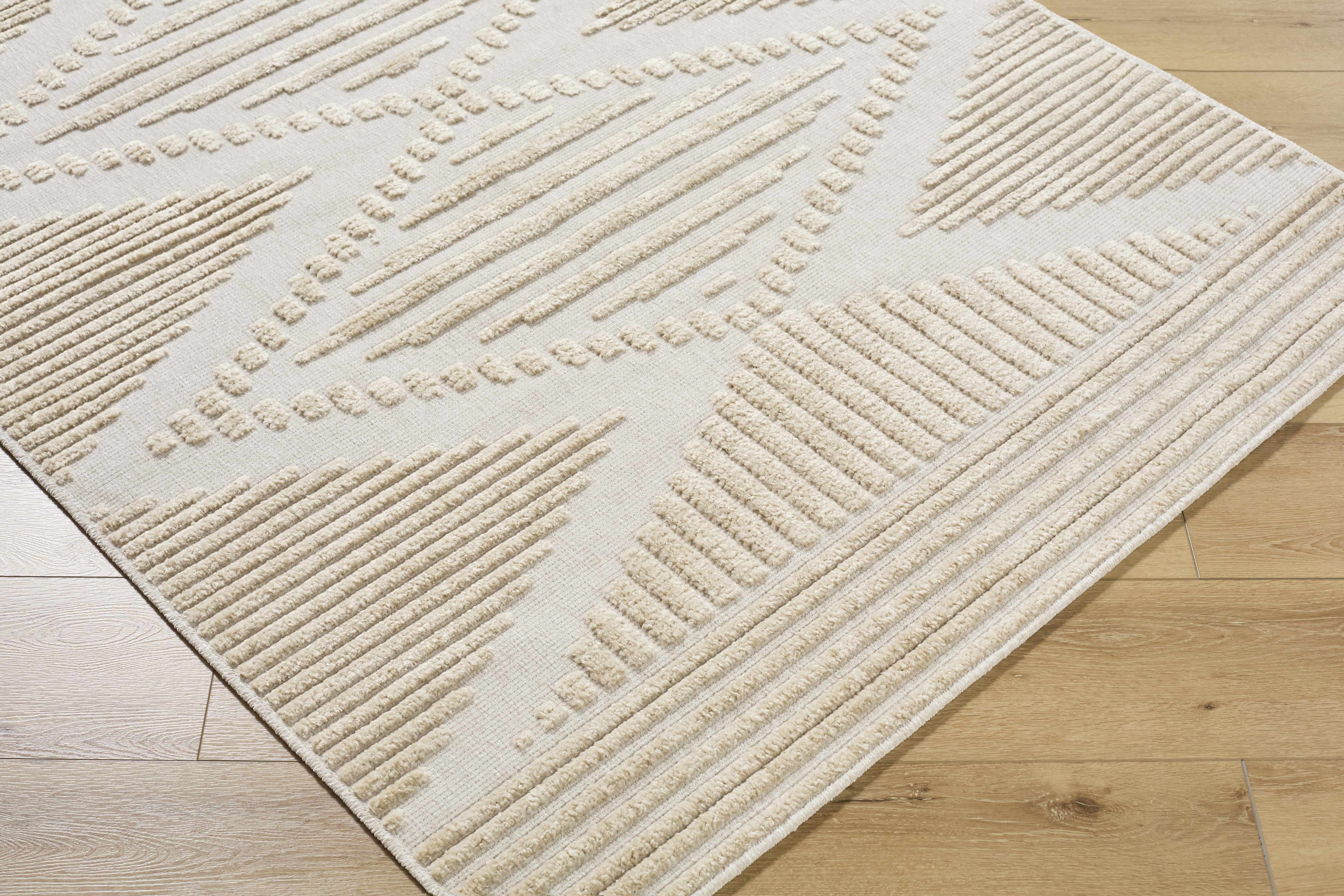 Annika Light Brown 3D Washable Area Rug - Image 4