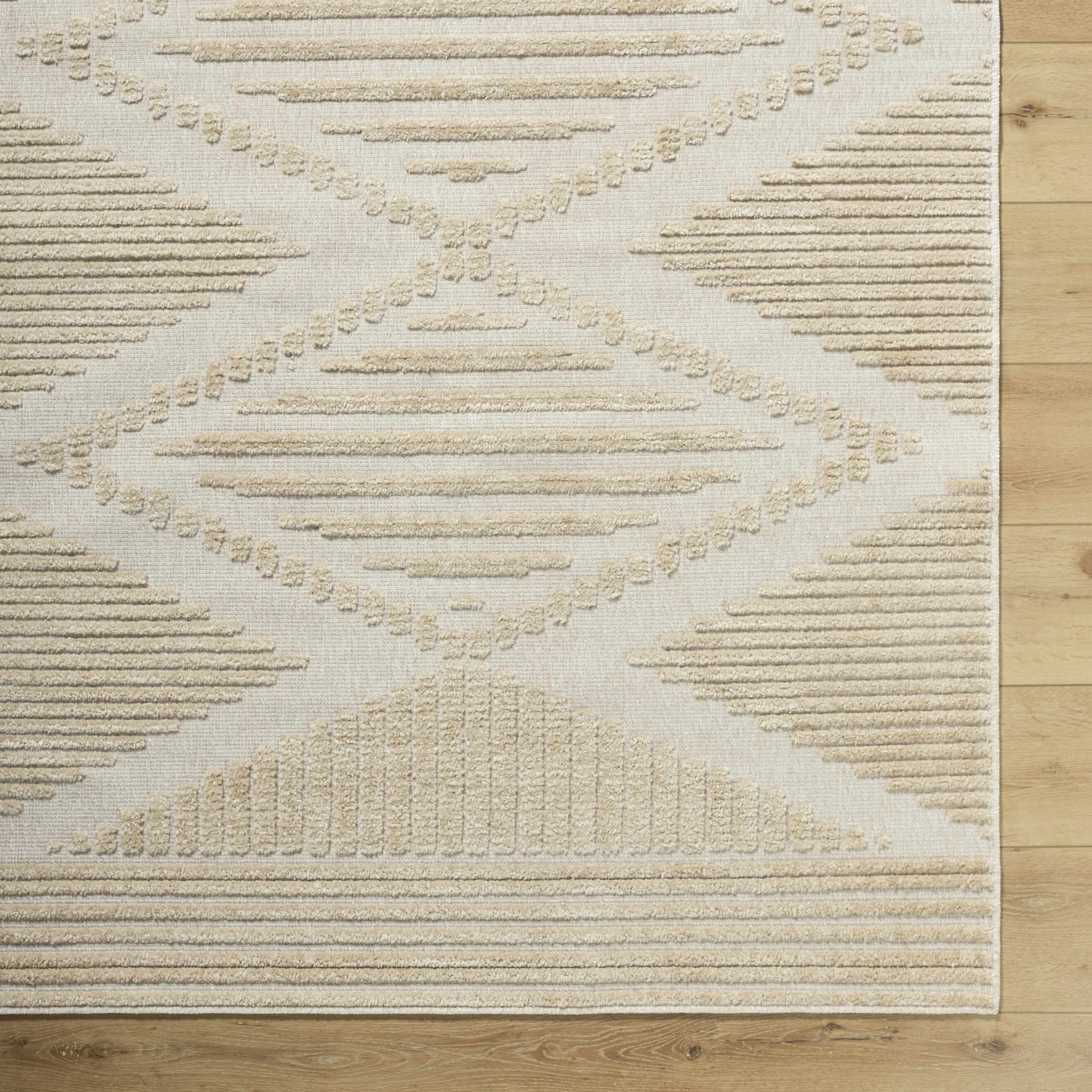 Annika Light Brown 3D Washable Area Rug - Image 6