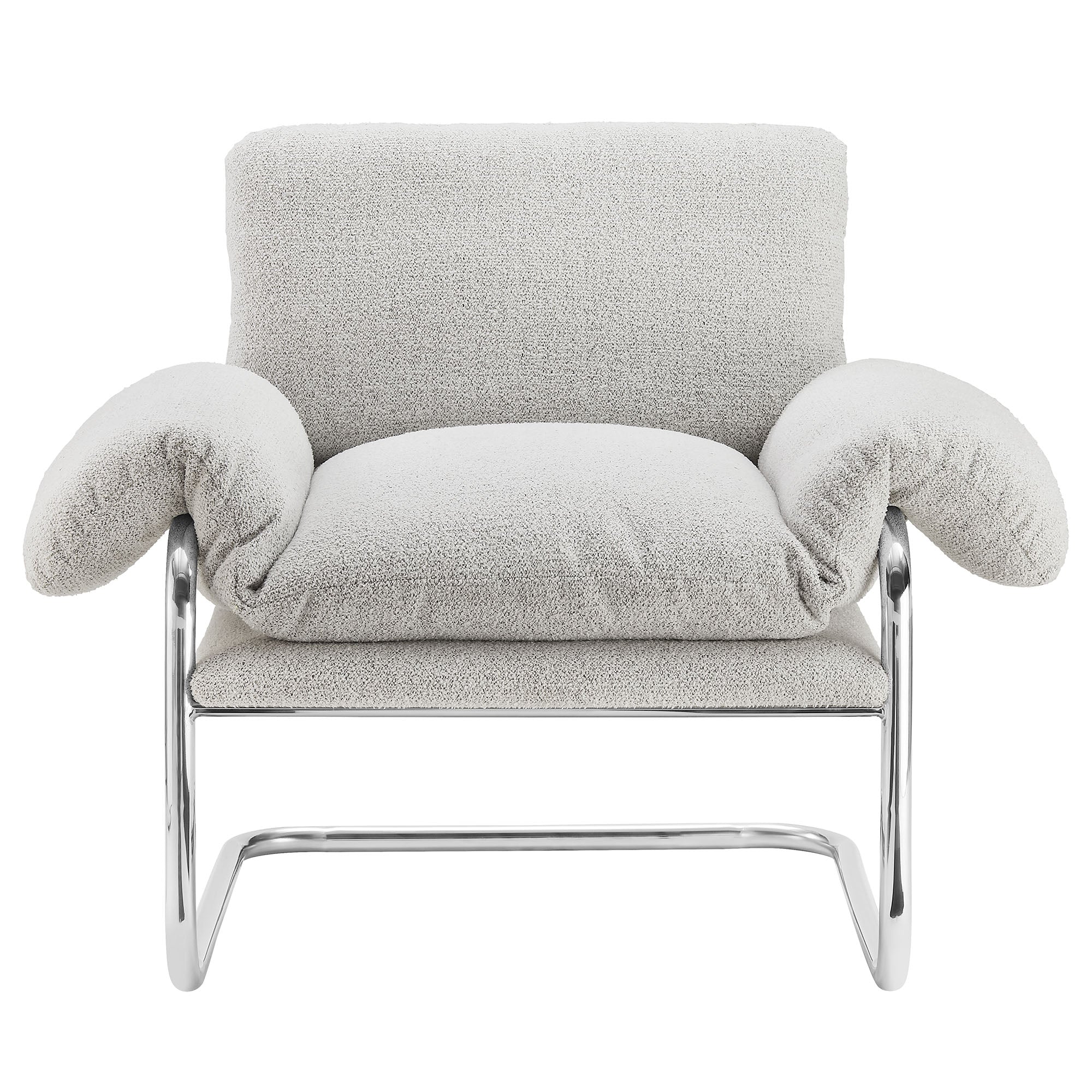 Ansel Boucle Fabric Accent Chair by Modway - Image 9