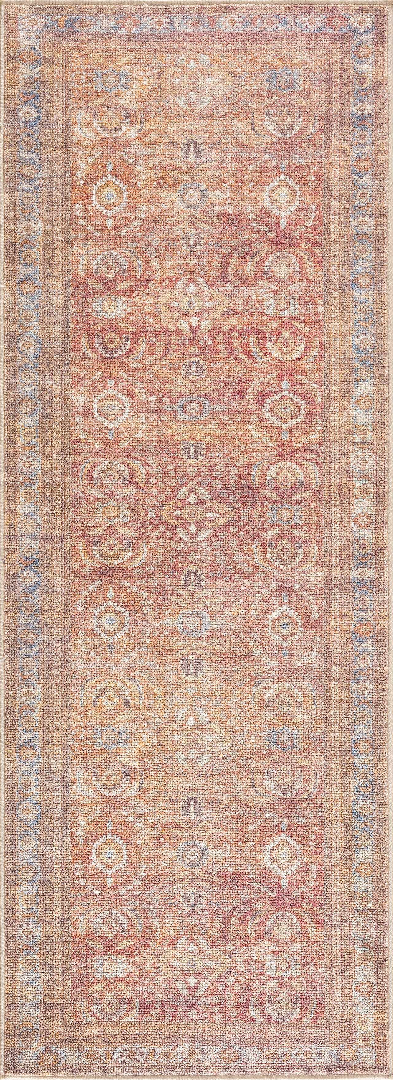 Anshu Peach Washable Area Rug - Clearance - Image 10