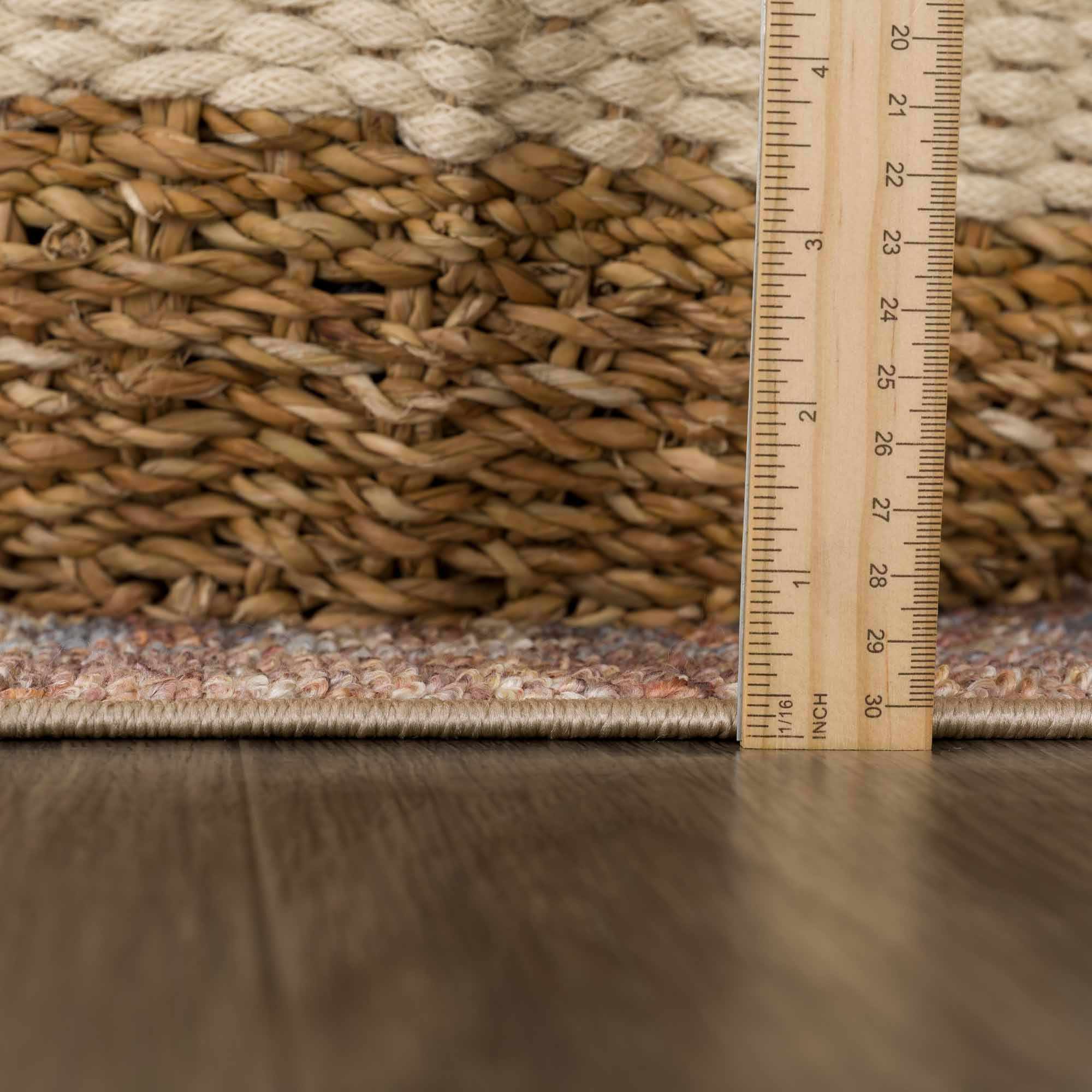 Anshu Peach Washable Area Rug - Clearance - Image 12
