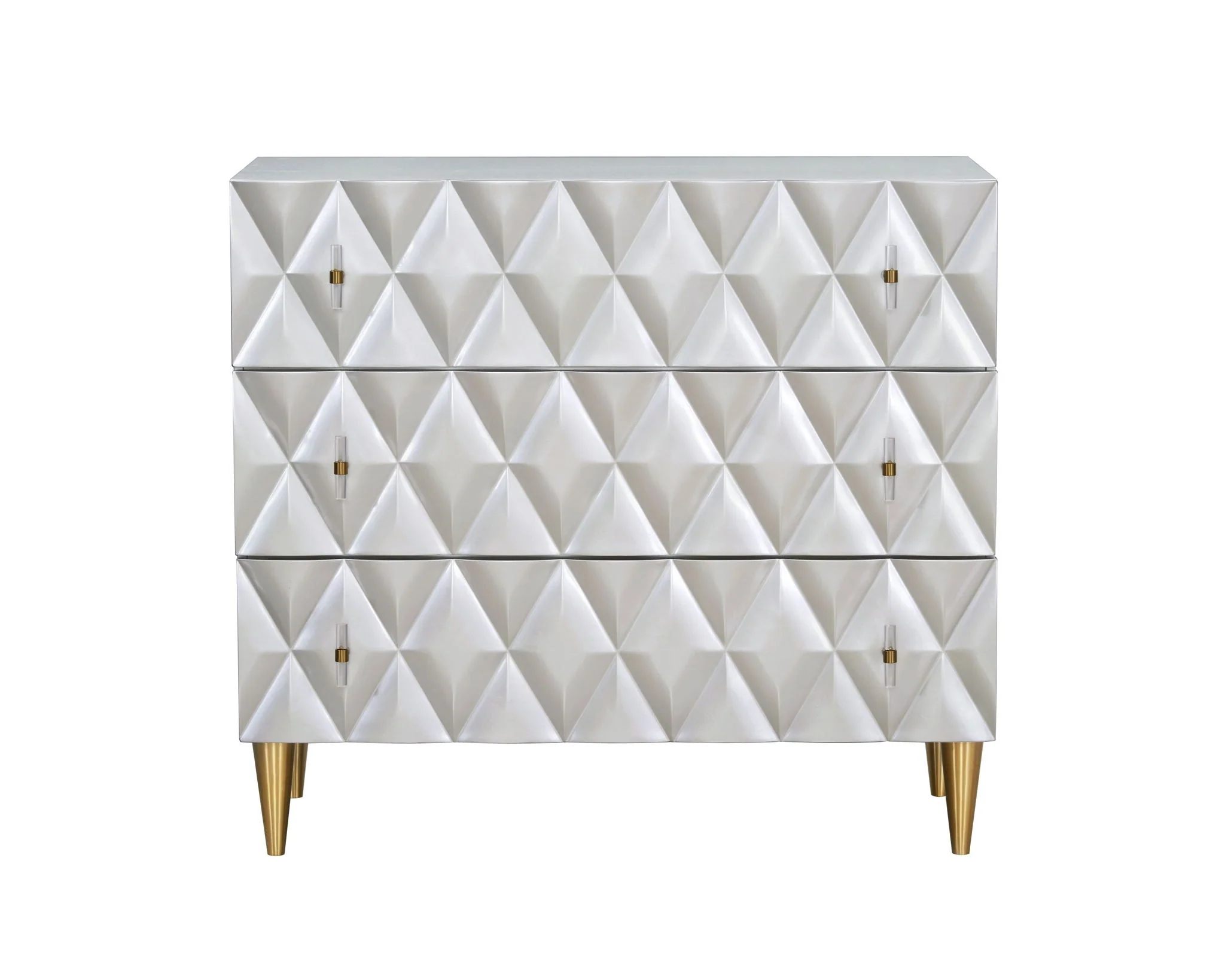 Anson - Console Cabinet - Silver / Champagne - Image 4