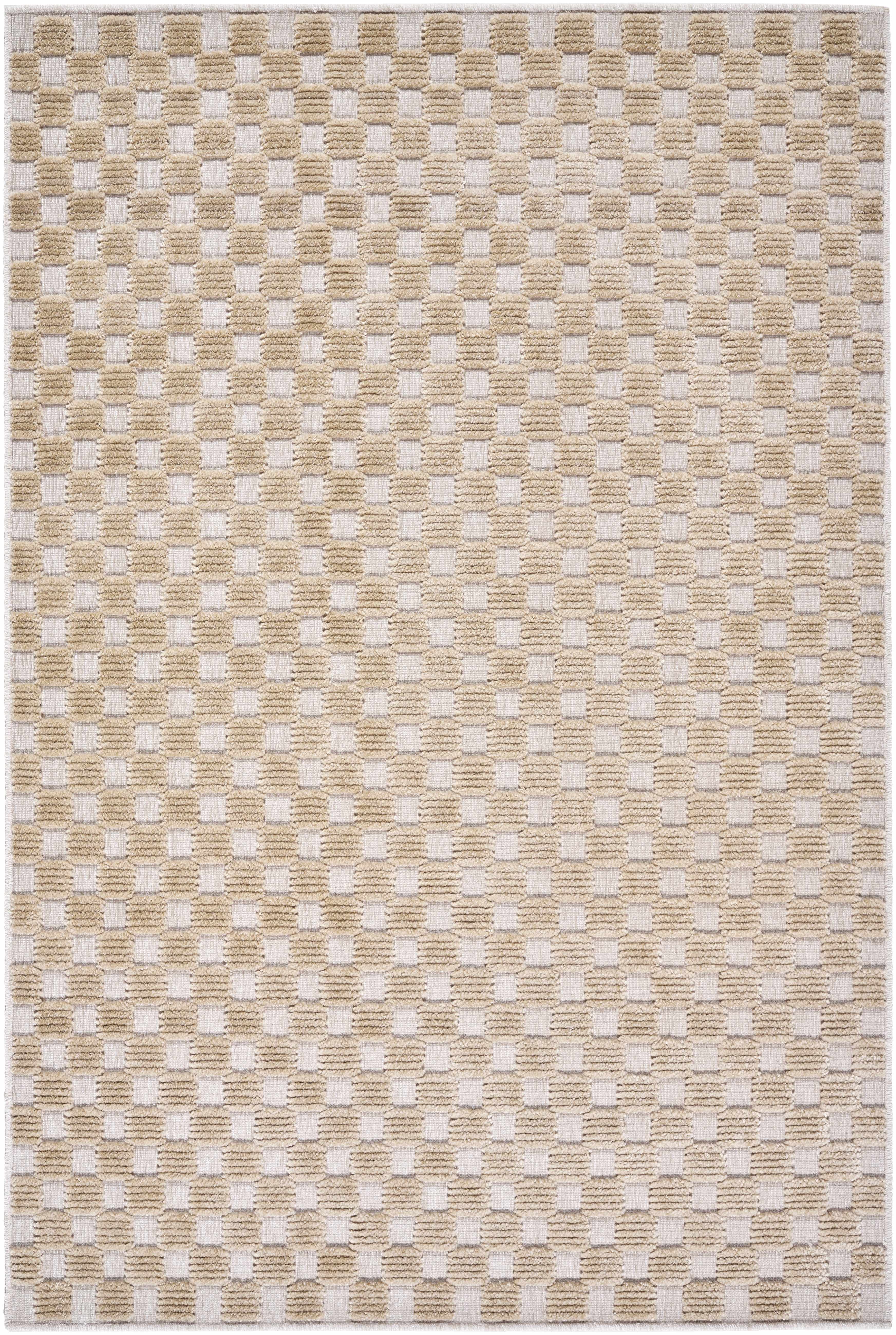 Anthea Beige Washable Area Rug
