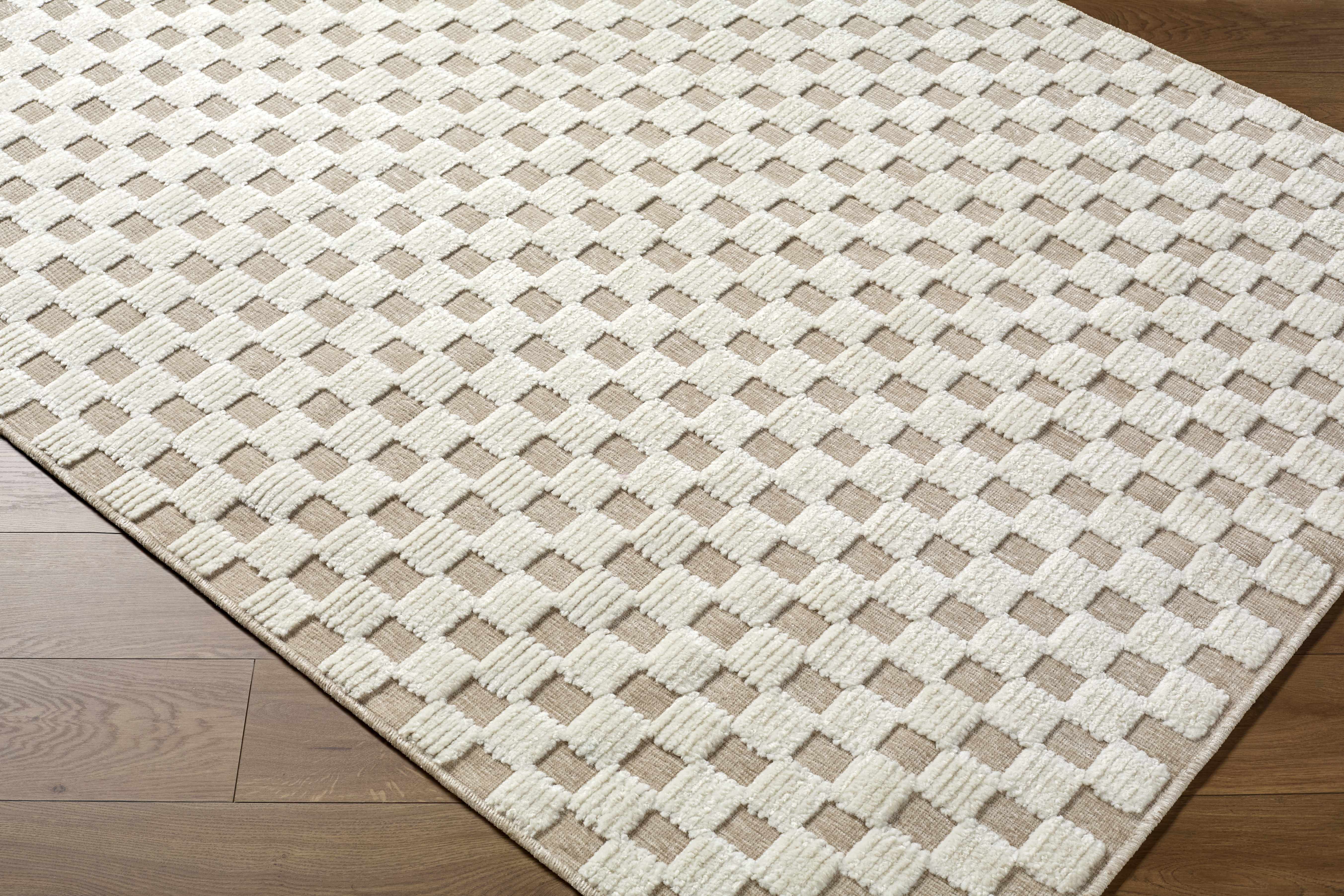 Anthea Light Gray Washable Area Rug - Image 4