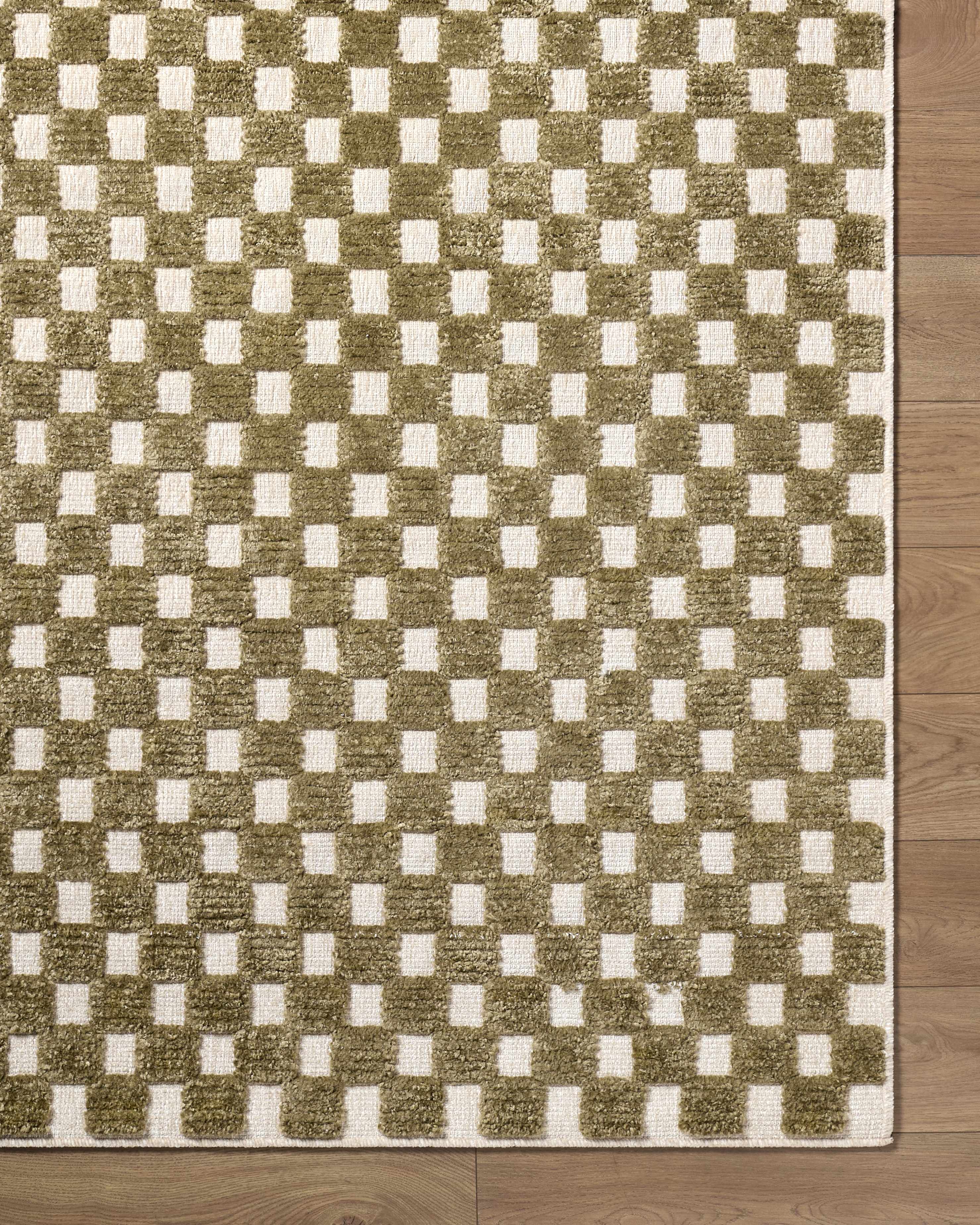 Anthea Olive Washable Area Rug - Image 7
