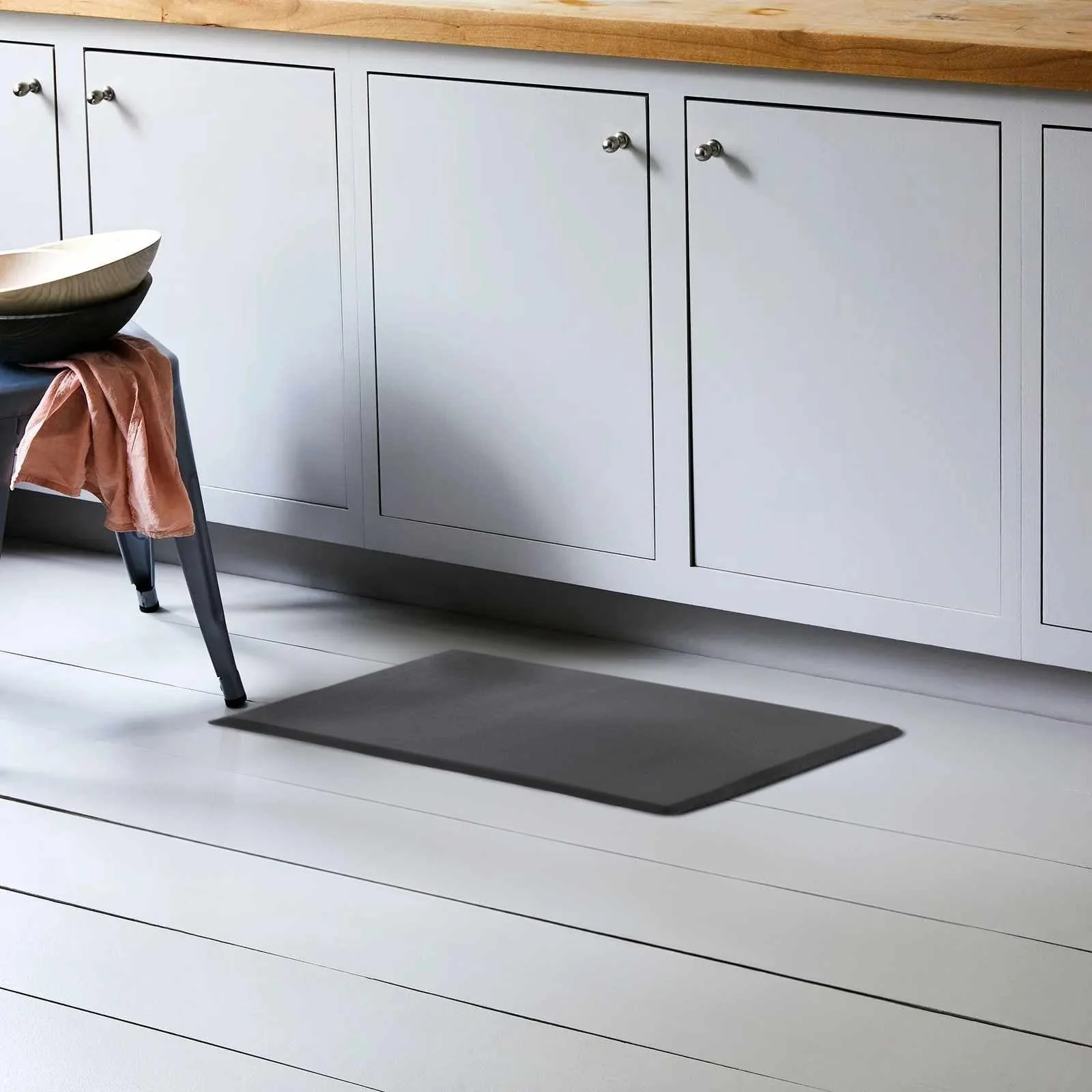 Anti-Fatigue Kitchen Mat, Black - Image 5
