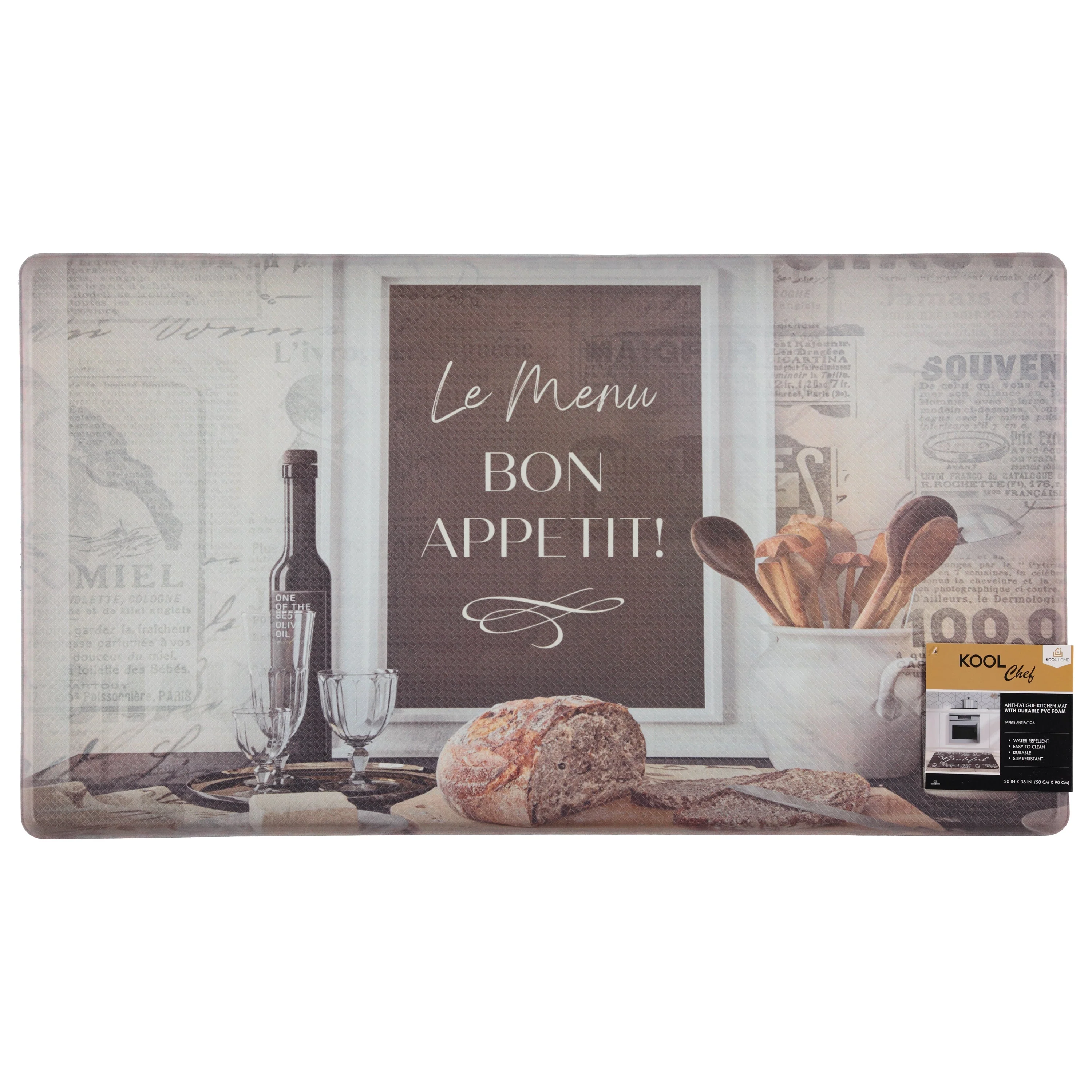 Anti-Fatigue Kitchen Mat 'Bon Apetit' - 2 Sizes - Image 3