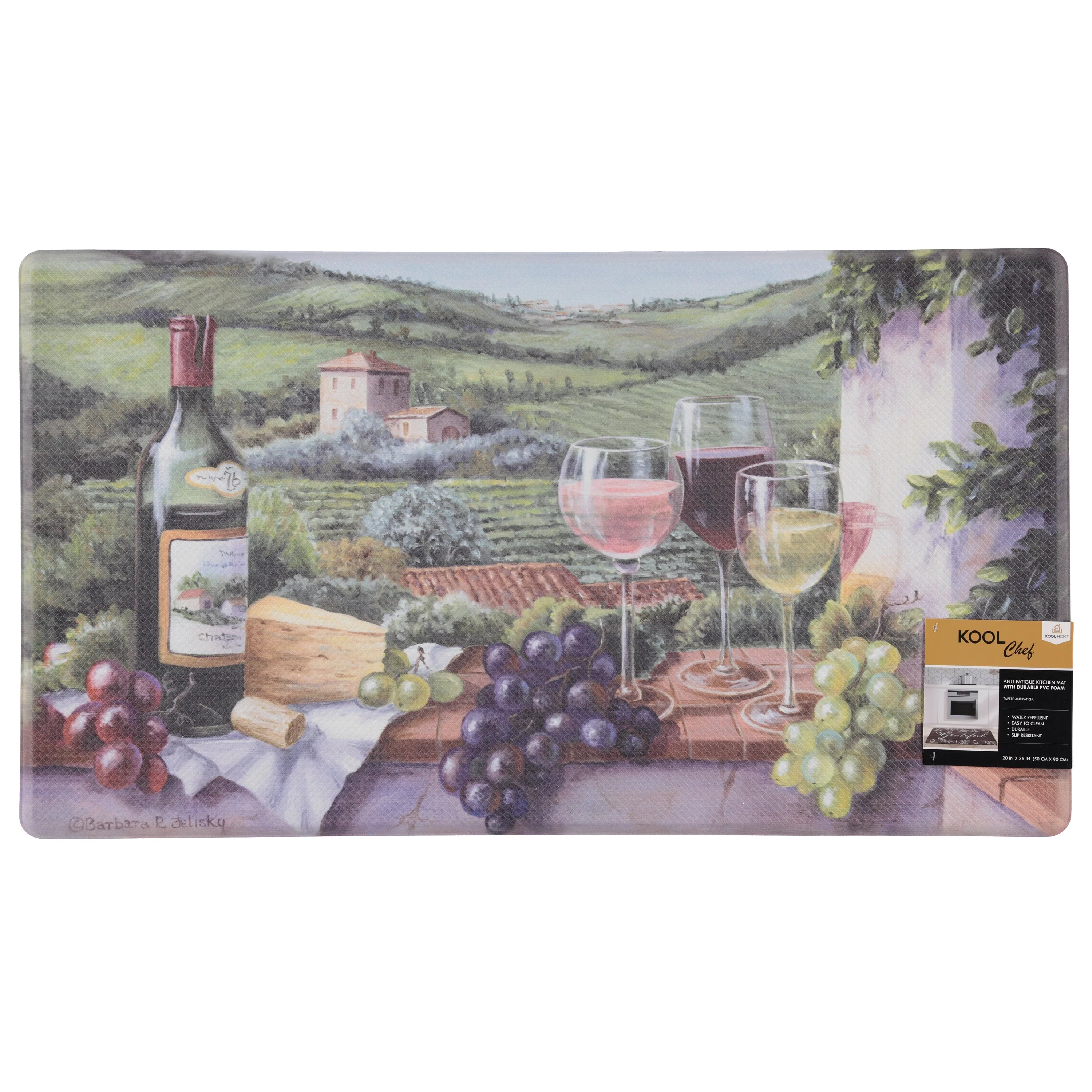 Anti-Fatigue Kitchen Mat "Tasting Time" - 2 Sizes - Image 3