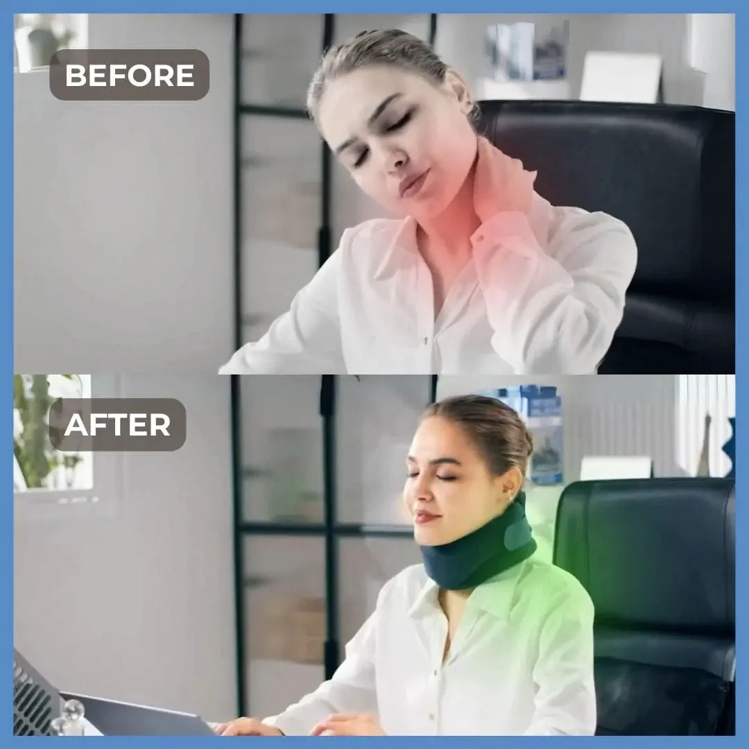 Anti Snoring Neck Pillow Ergonomic Cervical Sleep Support - Image 5