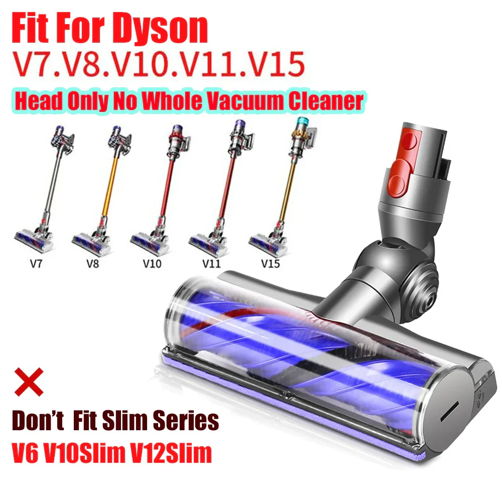 Anti Tangle Motorized Cleaner Head Brush Compatible Cordless Vacuum V7 V15 - Image 3