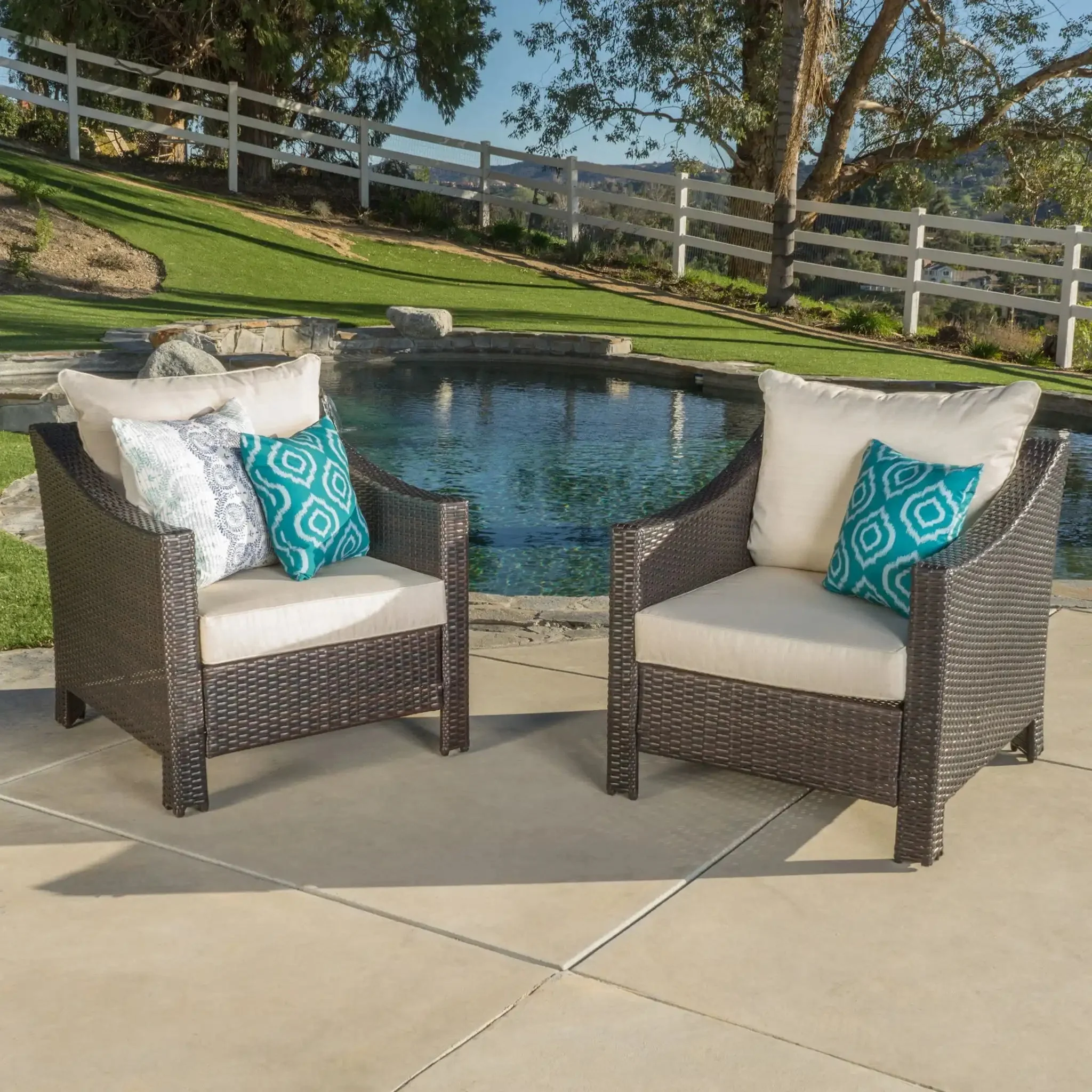 Antibes Armchair with Water Resistant Cushions - Image 10