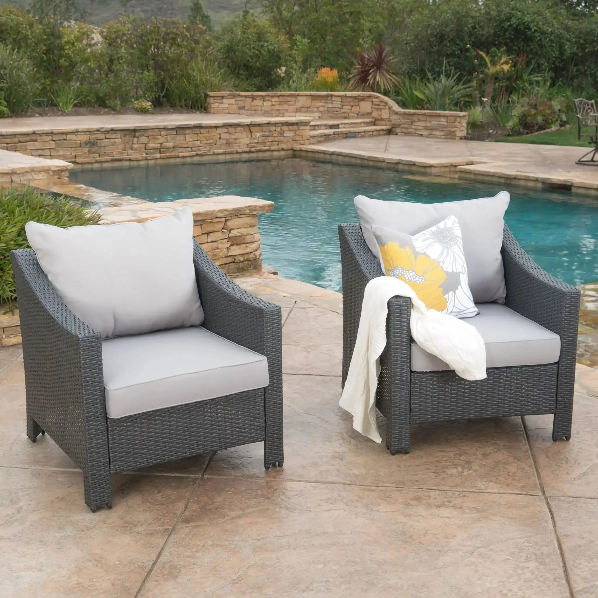 Antibes Armchair with Water Resistant Cushions - Image 6