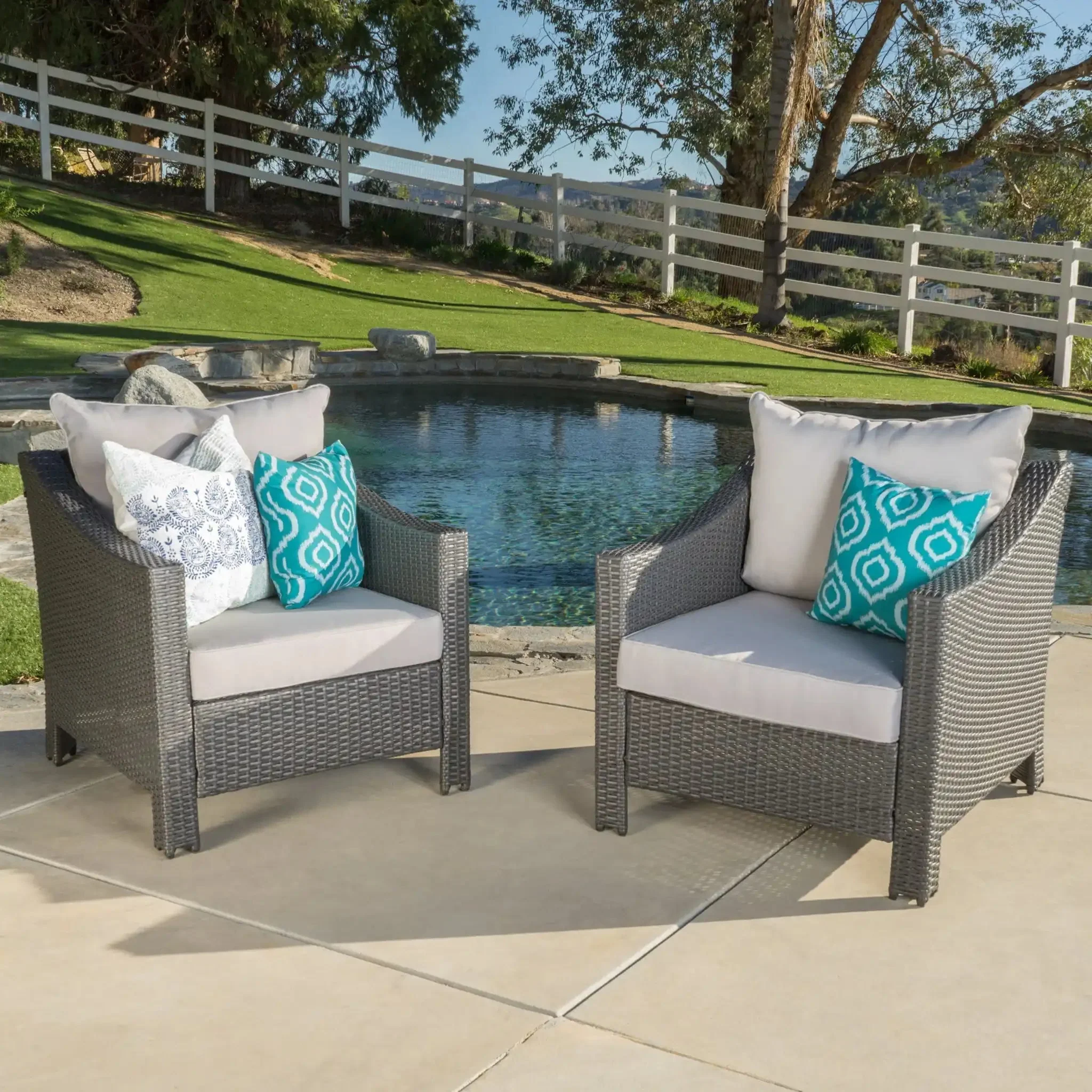 Antibes Armchair with Water Resistant Cushions - Image 8