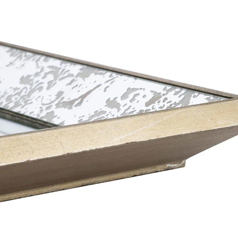 Antique Rectangle Mirror with Floral Accents - Image 13