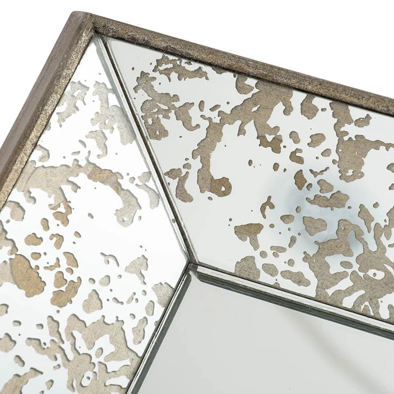 Antique Rectangle Mirror with Floral Accents - Image 22