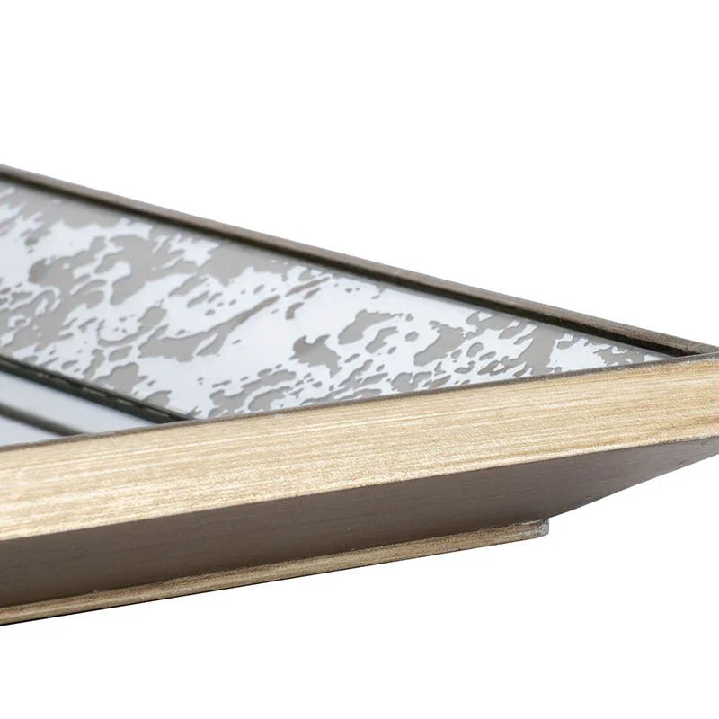 Antique Rectangle Mirror with Floral Accents - Image 5