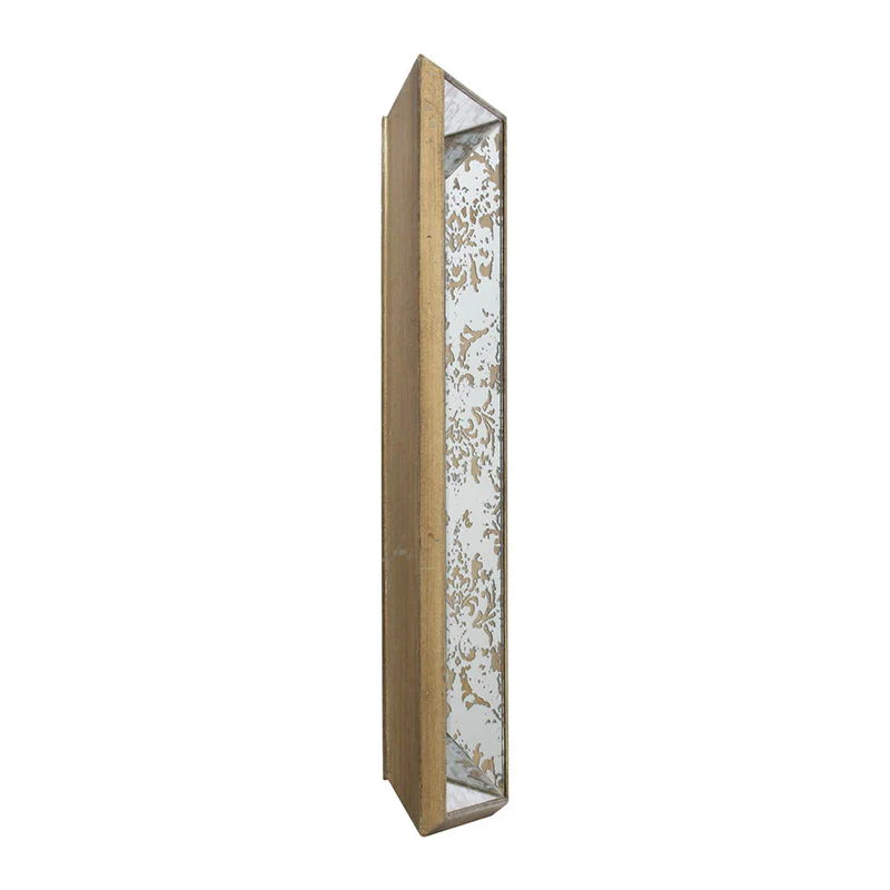 Antique Rectangle Mirror with Floral Accents - Image 6