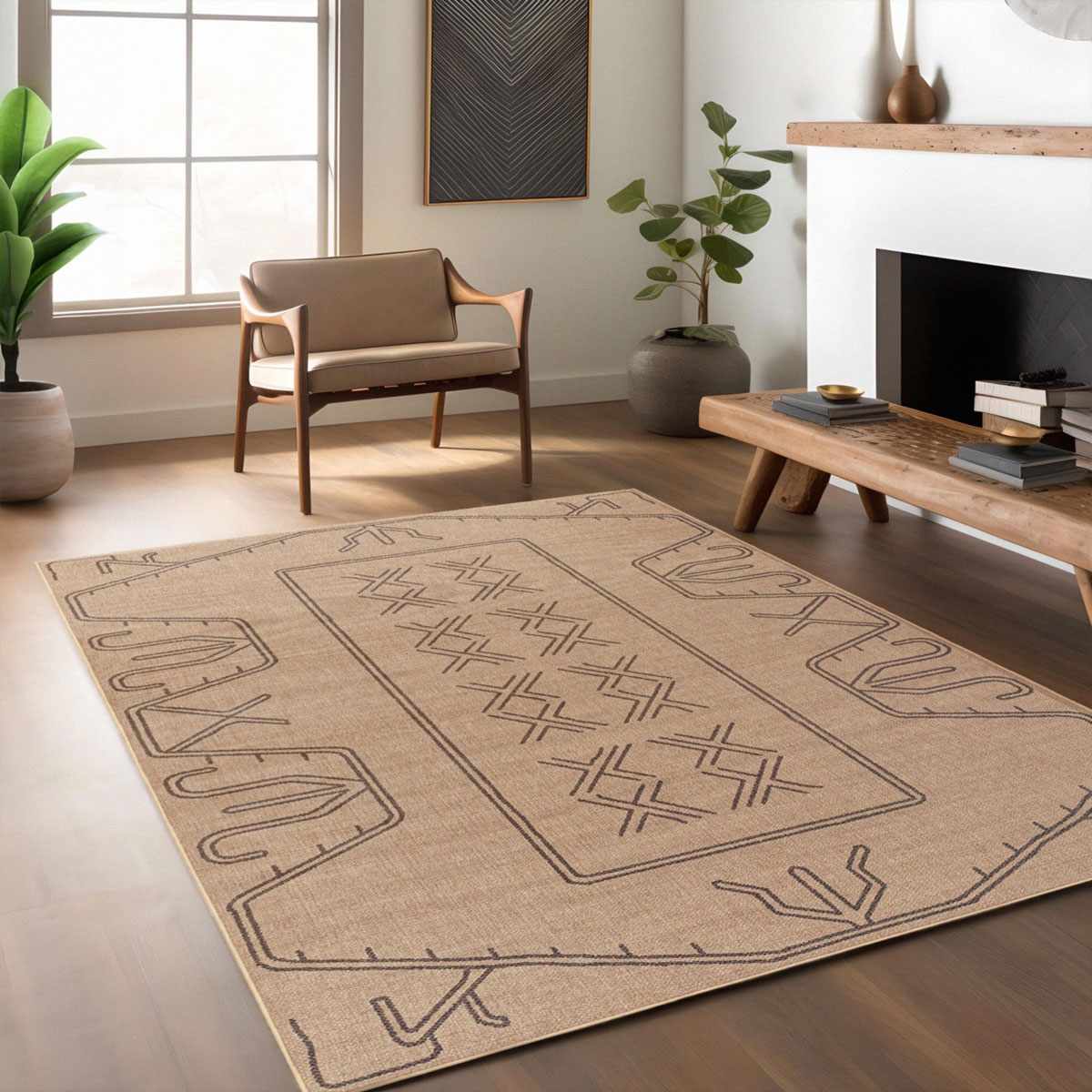 Anuja Washable Jutely Rug - Image 2