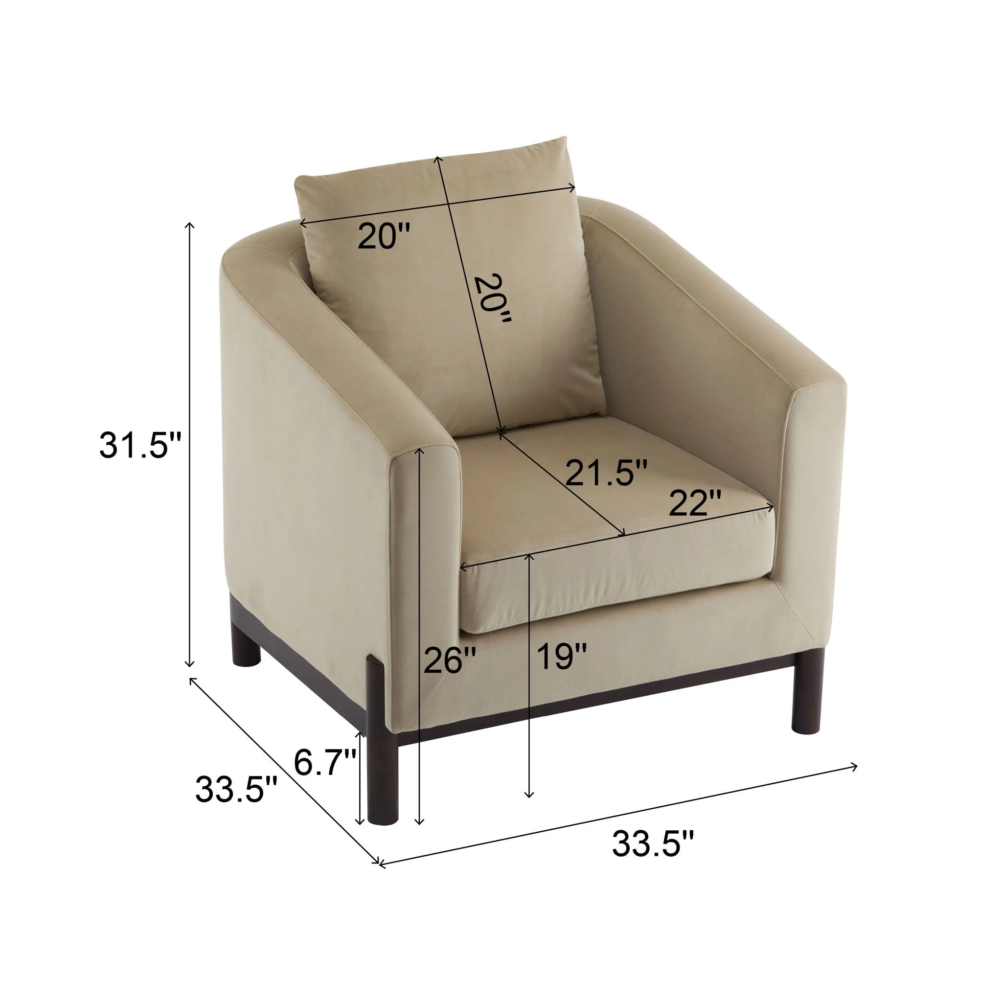 Anurudh - Barrel Club Upholstered Chair - Image 5