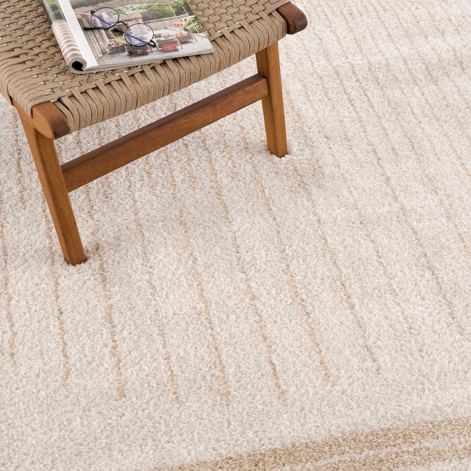 Apichu Beige Washable Area Rug - Image 4