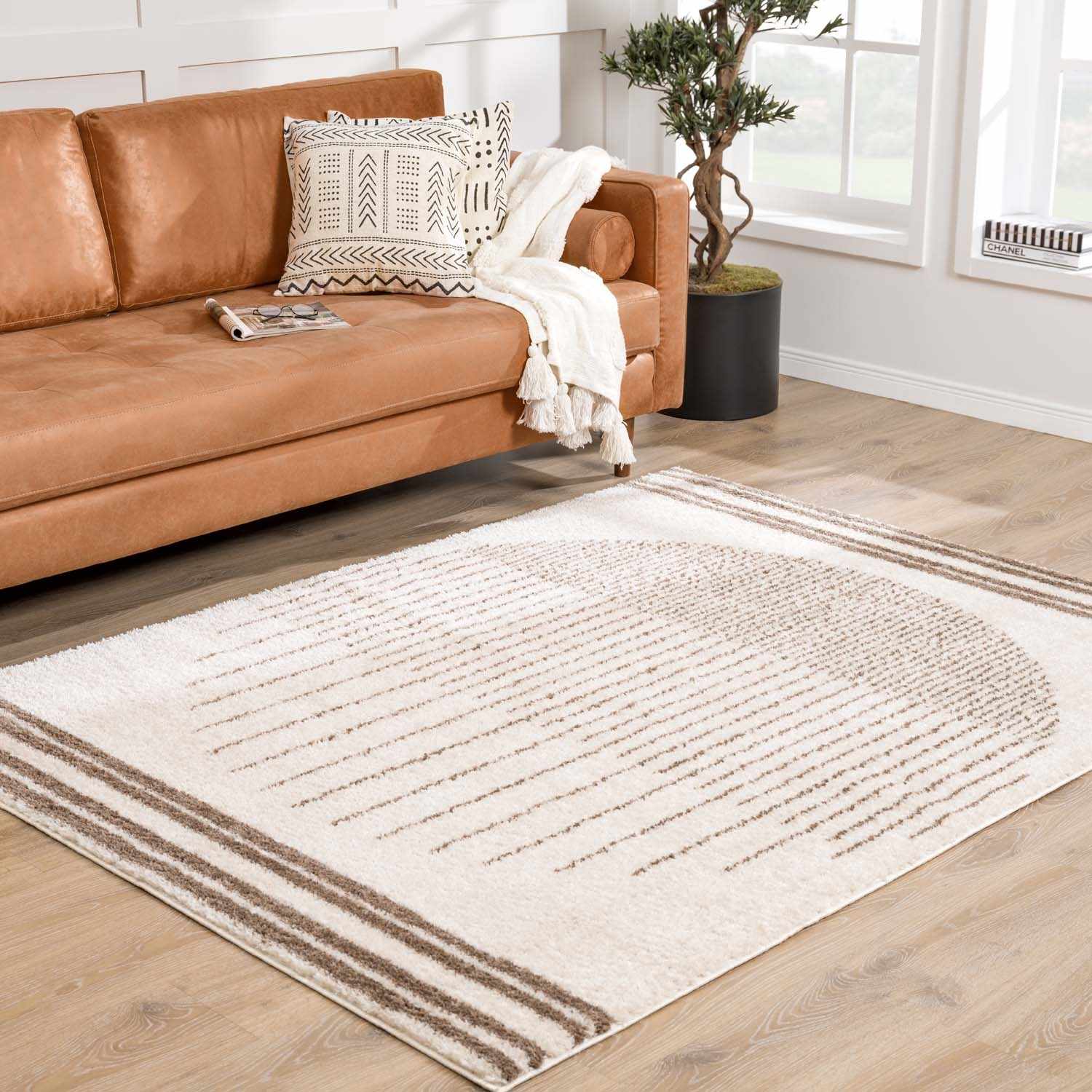 Apichu Brown Washable Area Rug - Image 2