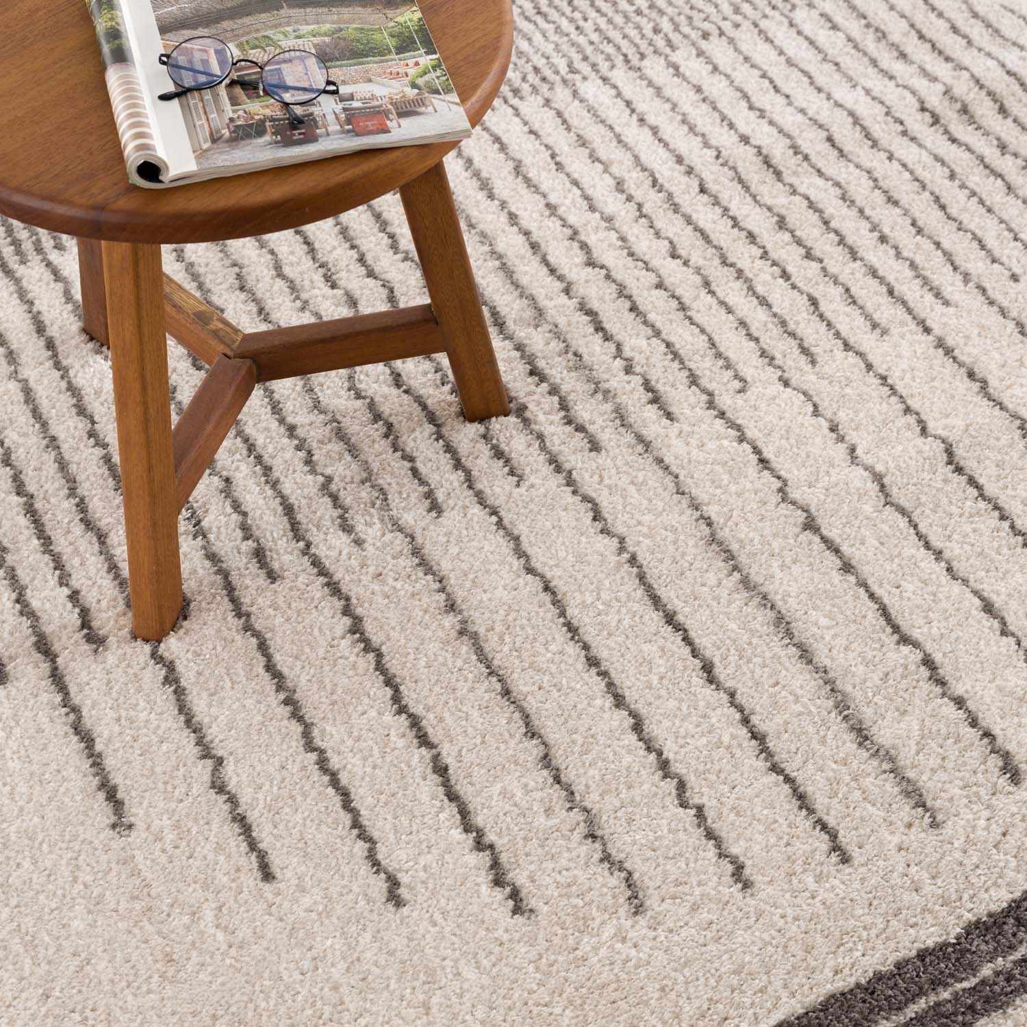 Apichu Charcoal Washable Area Rug - Image 4