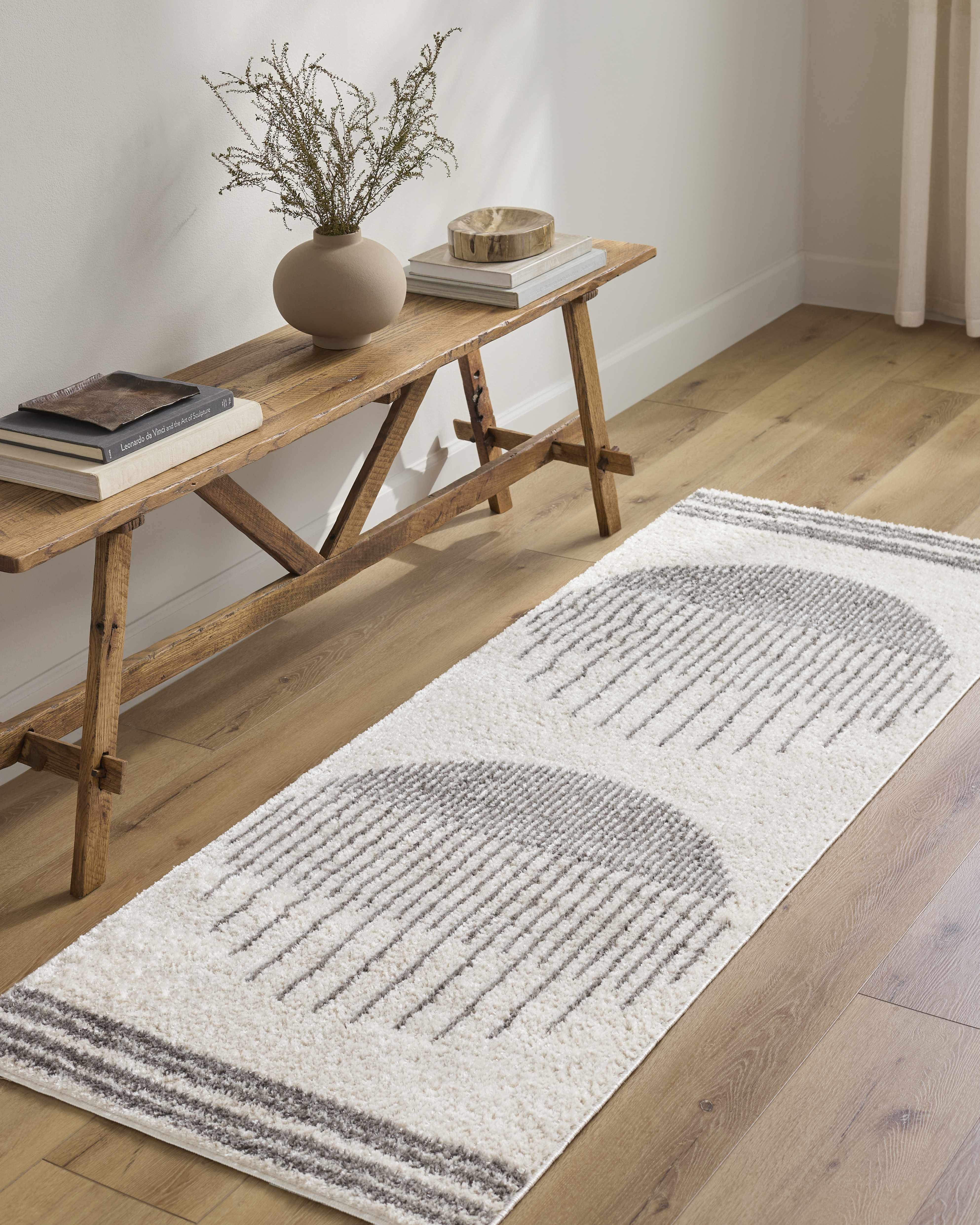 Apichu Charcoal Washable Area Rug - Image 9