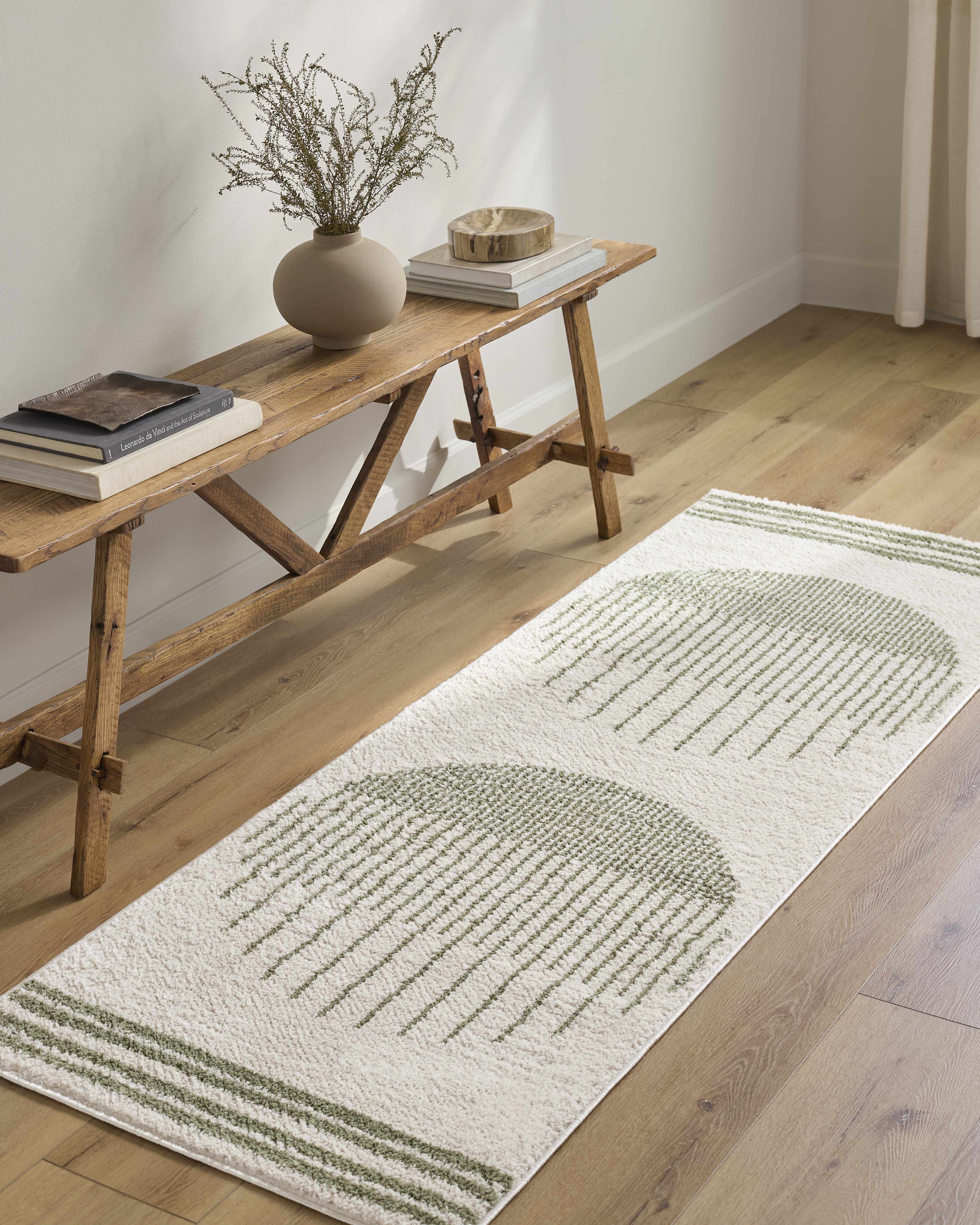 Apichu Green Washable Area Rug - Image 9