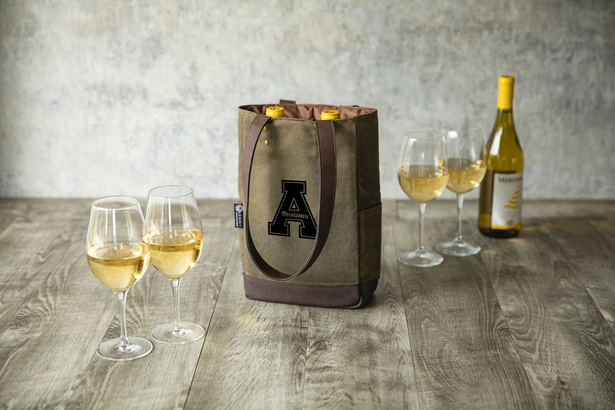 App State Mountaineers - 2 Bottle Insulated Wine Cooler Bag - Image 2