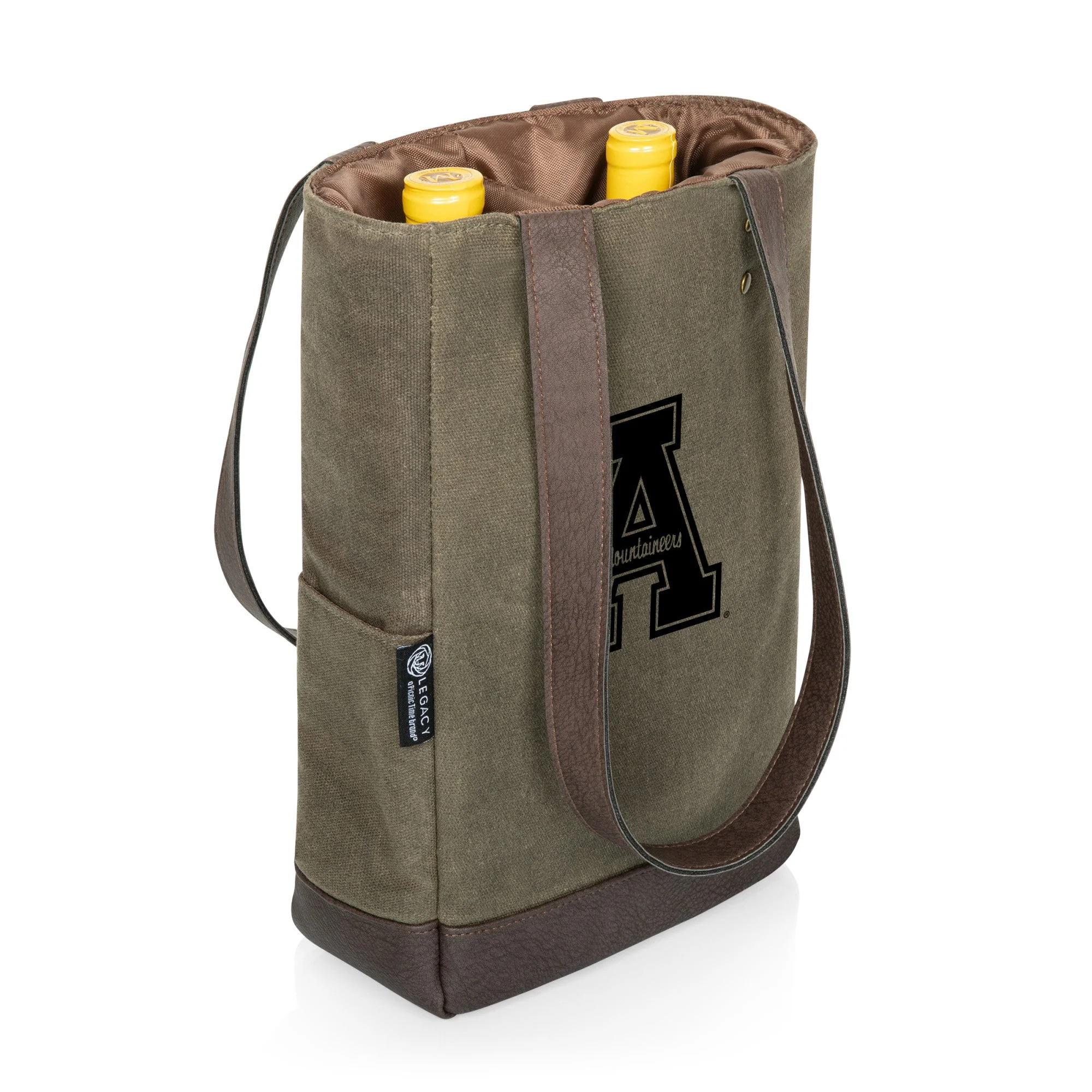 App State Mountaineers - 2 Bottle Insulated Wine Cooler Bag - Image 3