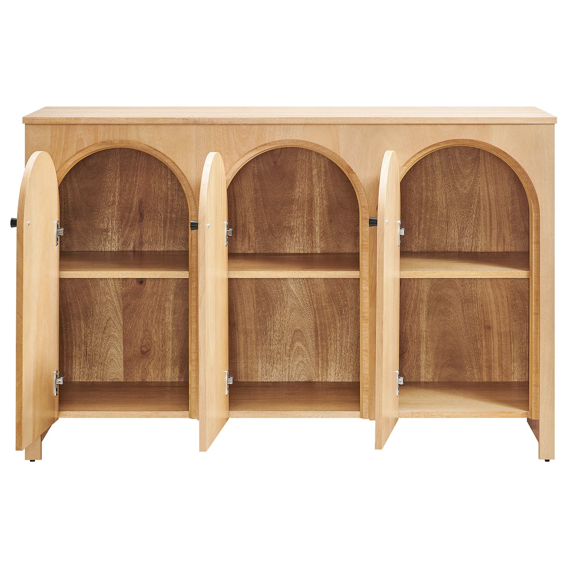 Appia 3-Door Arched Door Sideboard Storage Cabinet by Modway - Image 9