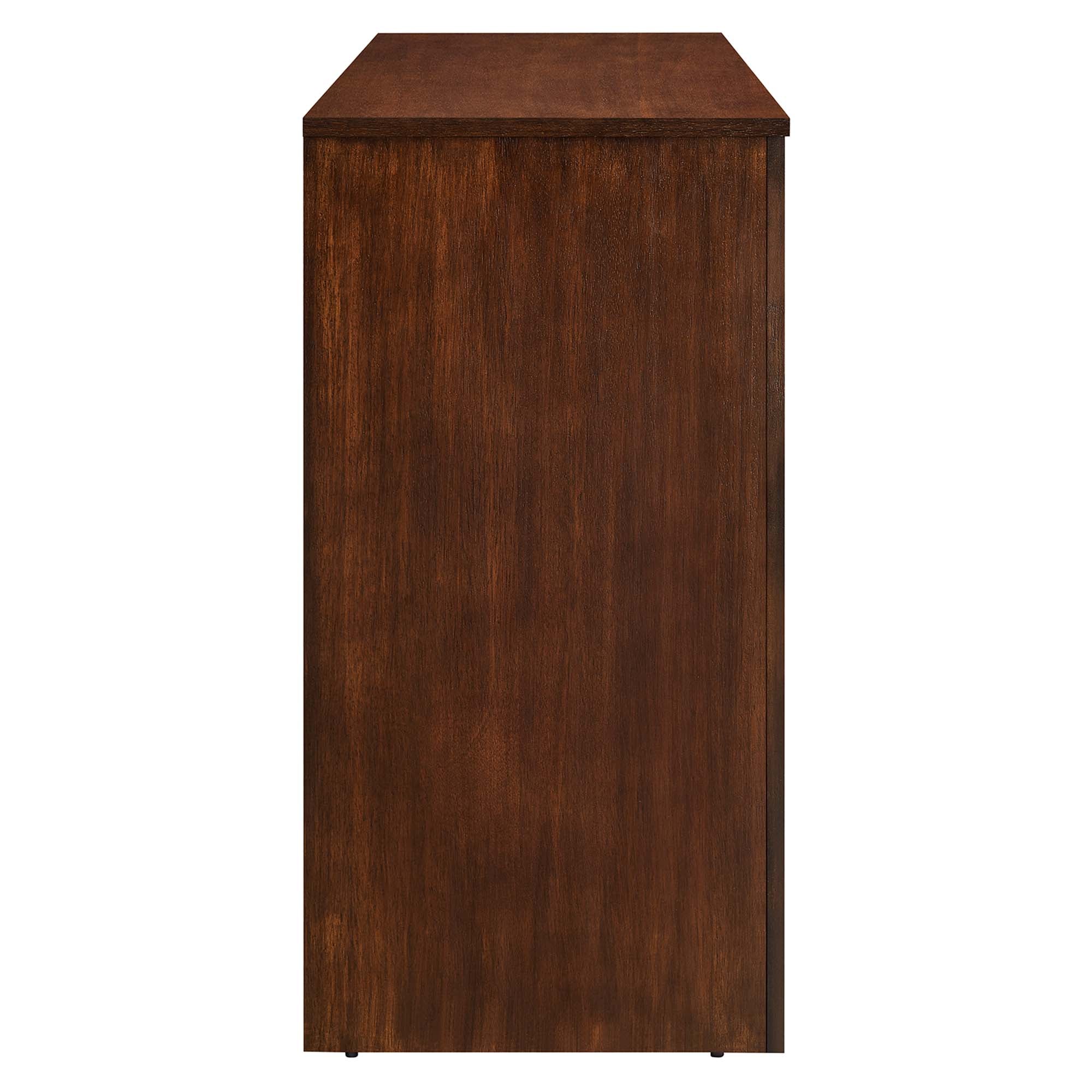 Appia Wood Grain 4-Door Sideboard Storage Cabinet by Modway - Image 4
