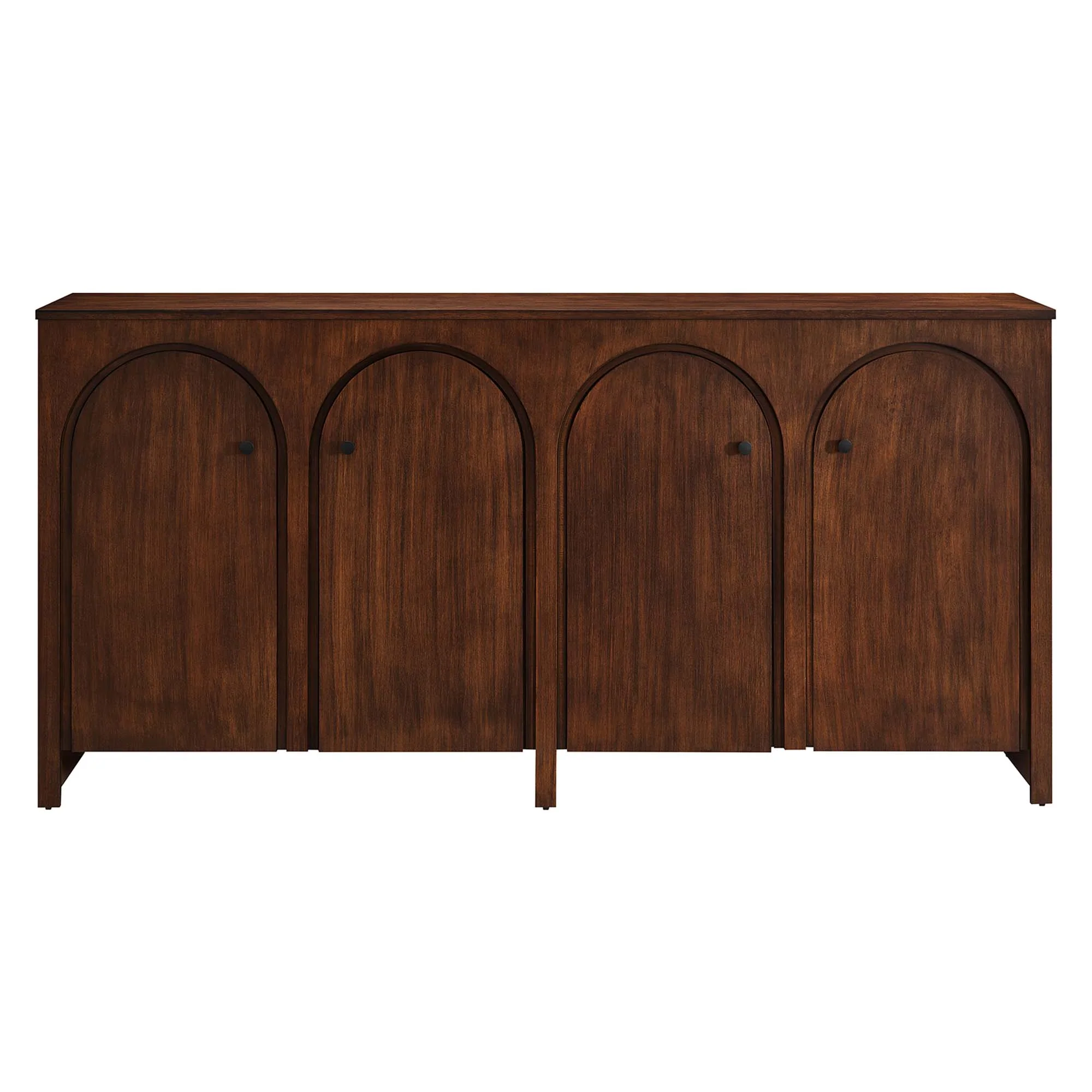 Appia Wood Grain 4-Door Sideboard Storage Cabinet by Modway - Image 5