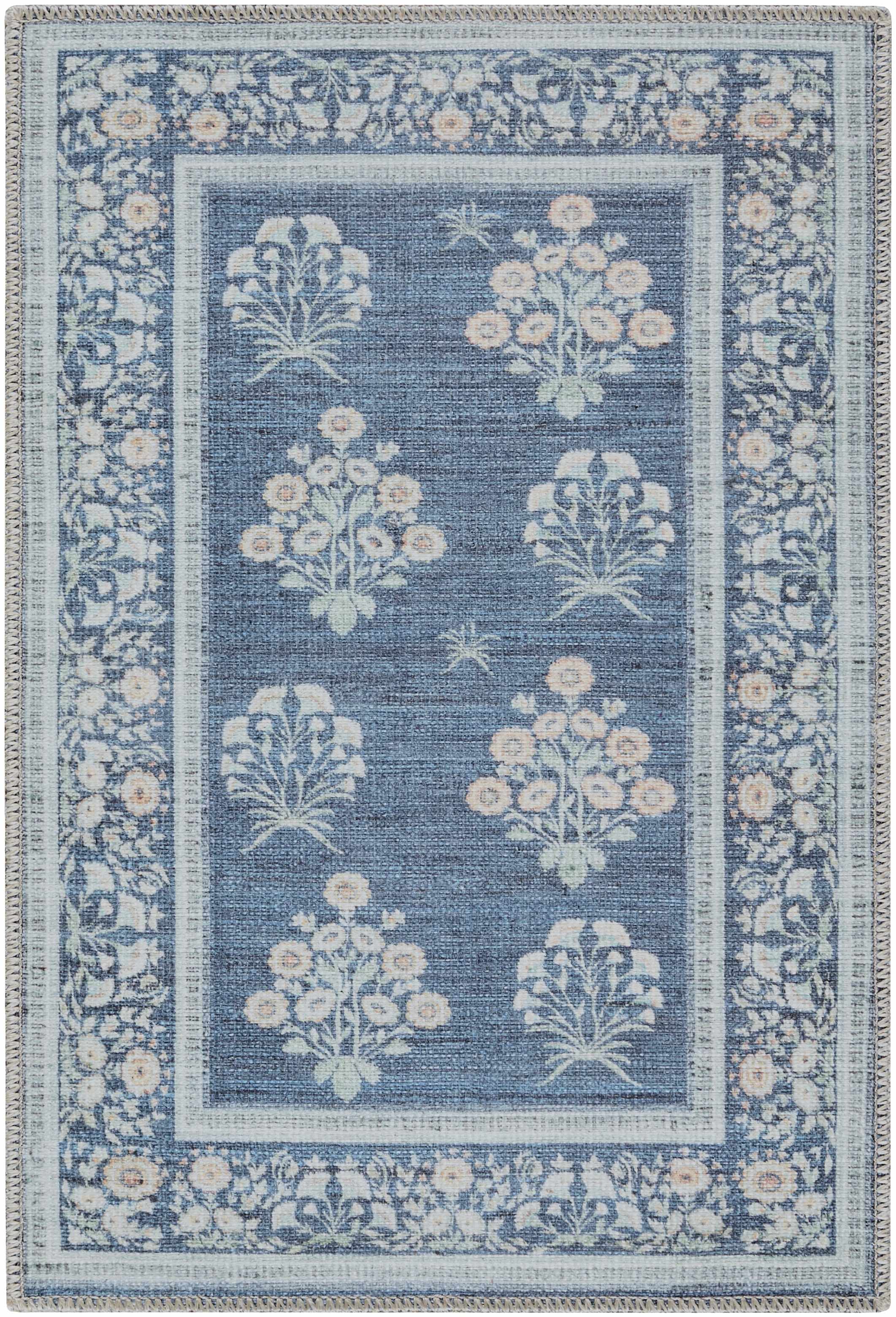 Aquene Denim Washable Area Rug - Image 18