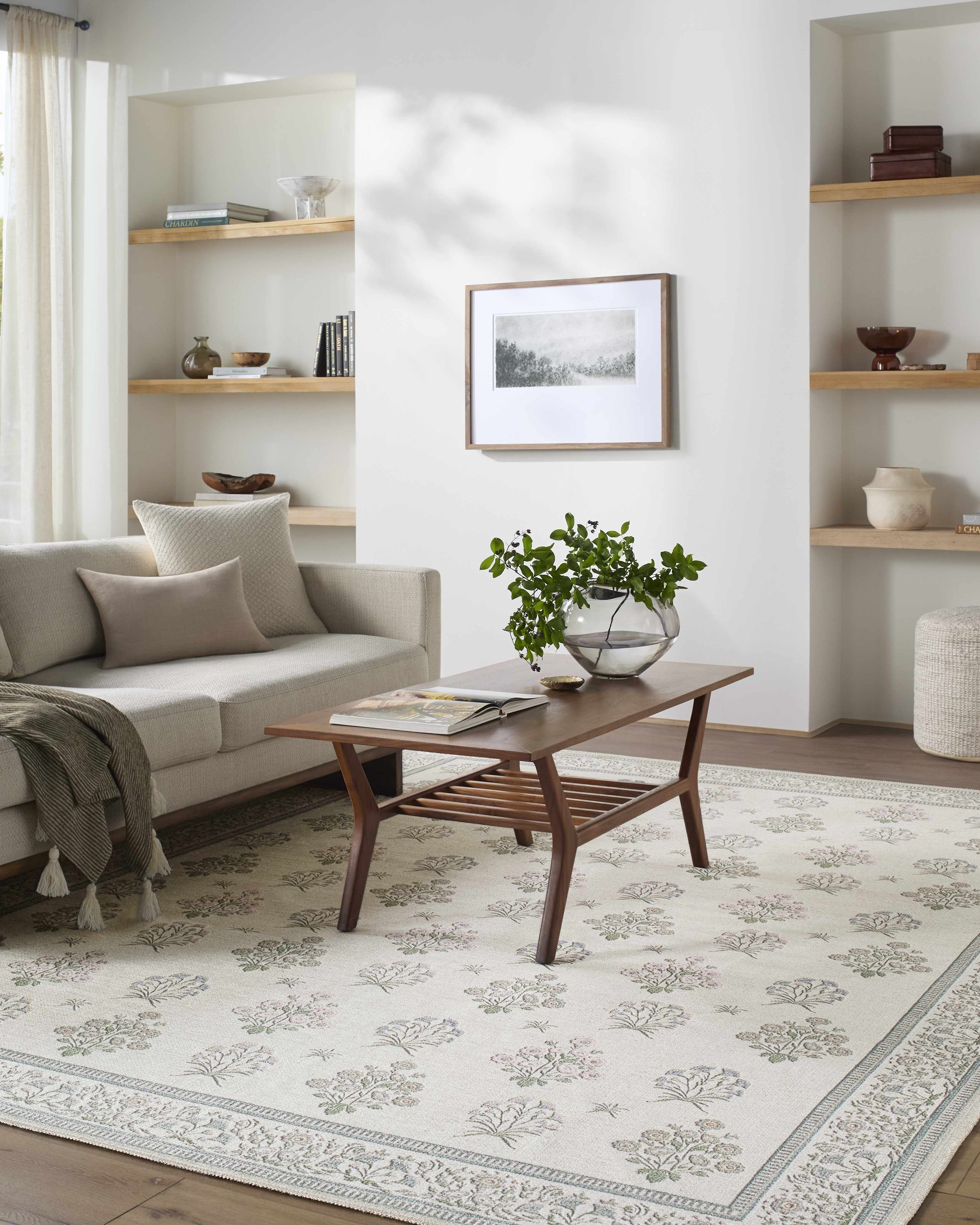 Aquene Ivory Washable Area Rug - Image 12