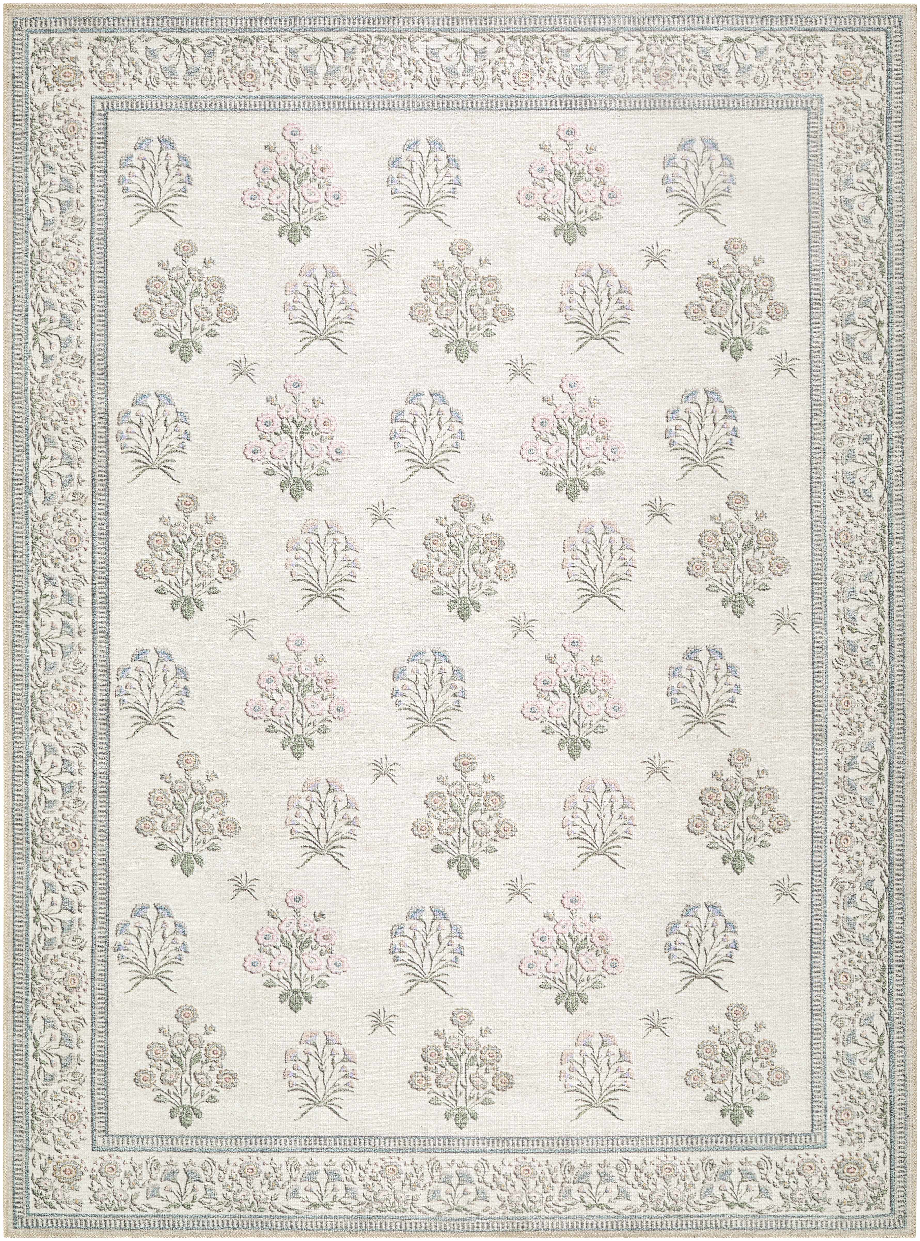 Aquene Ivory Washable Area Rug - Image 14