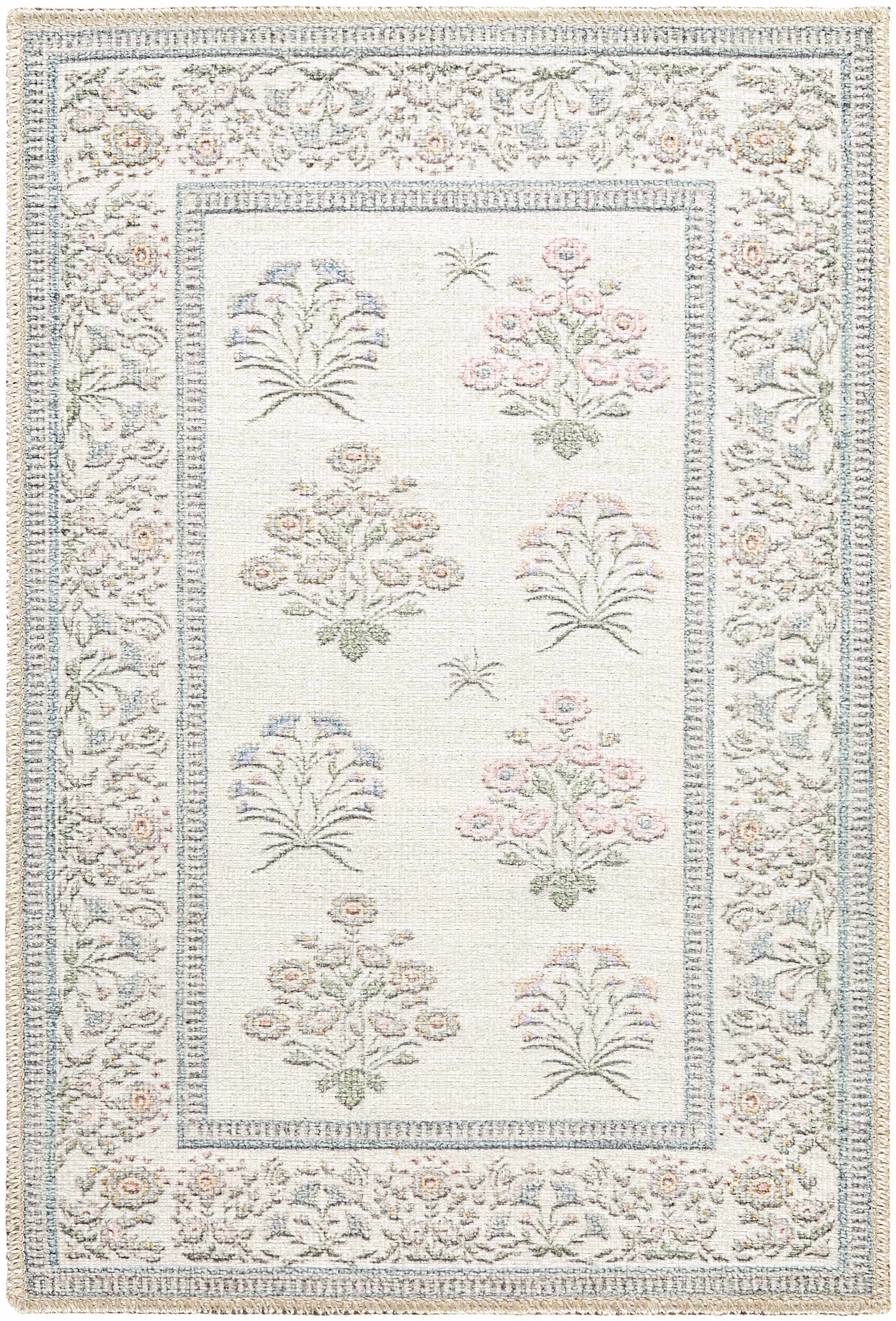 Aquene Ivory Washable Area Rug - Image 15