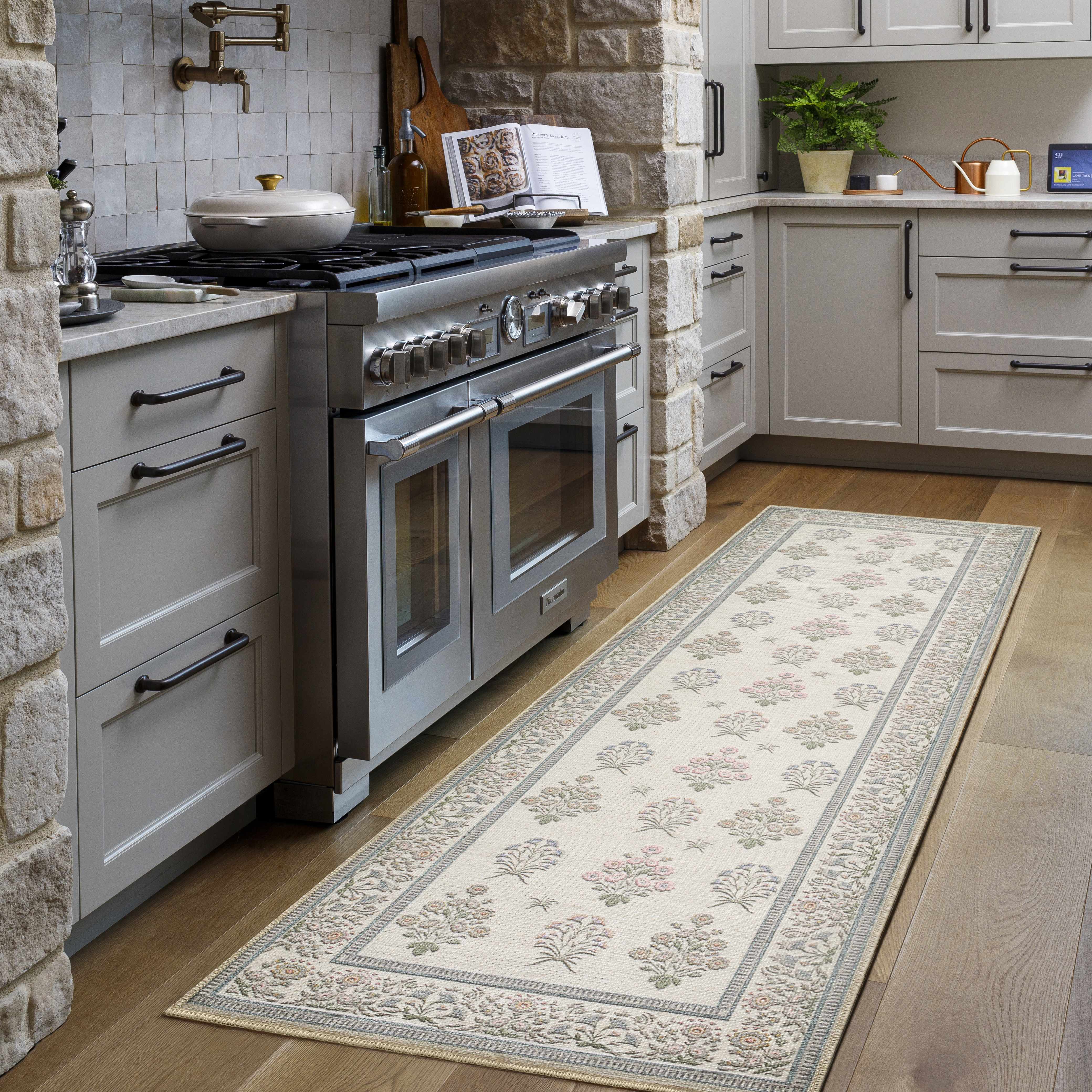 Aquene Ivory Washable Area Rug - Image 6