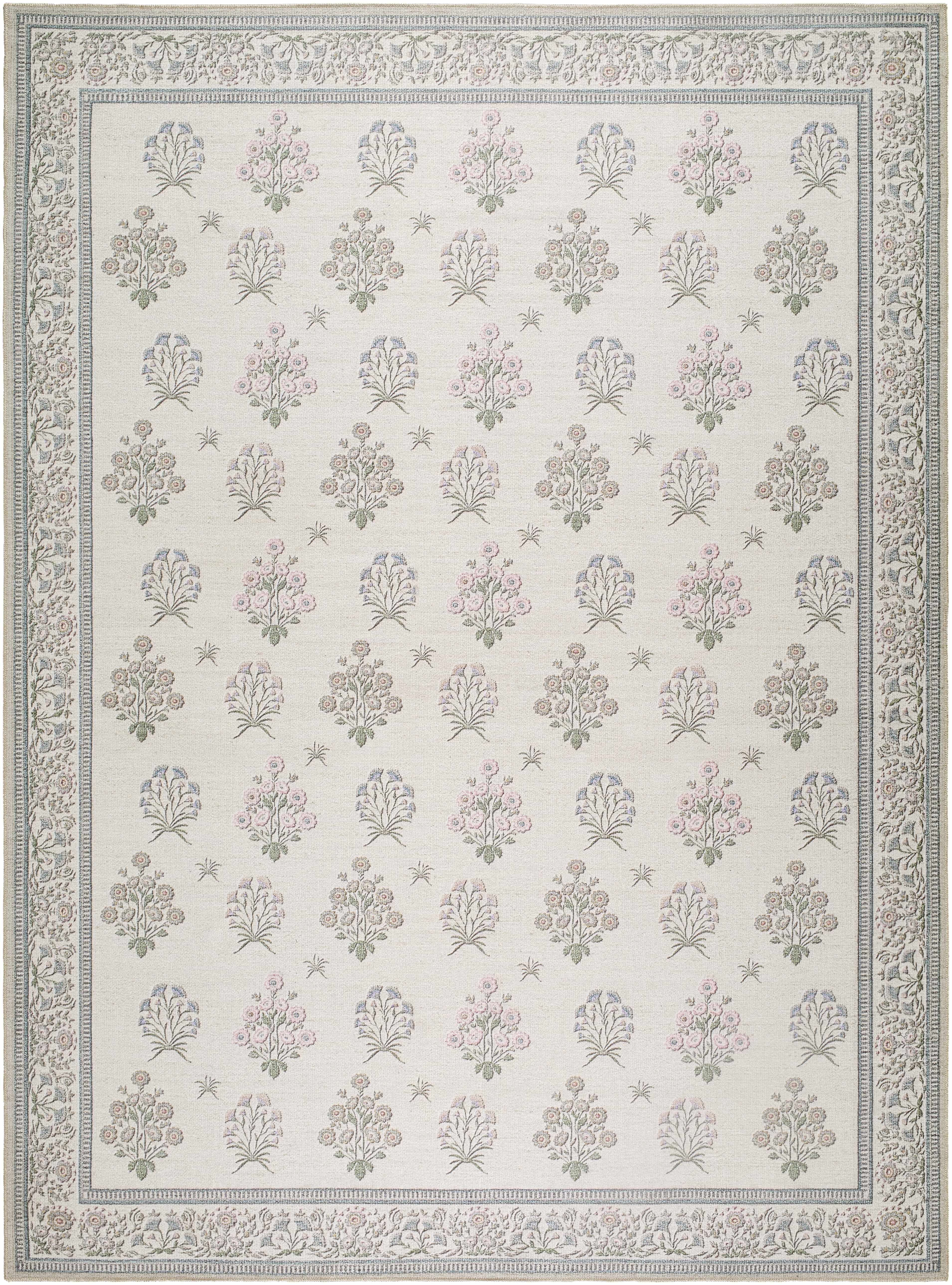 Aquene Ivory Washable Area Rug - Image 7
