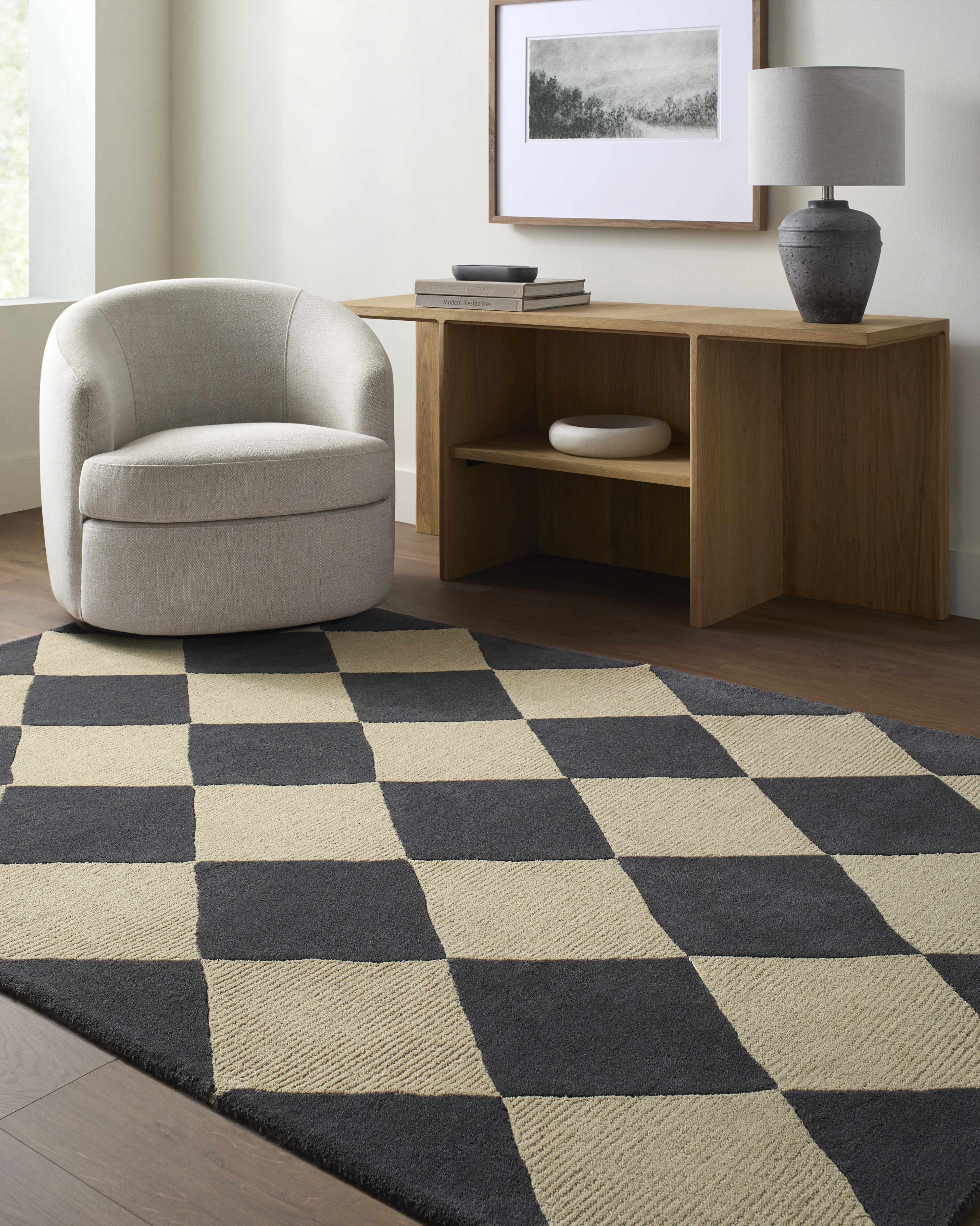 Aradia Charcoal Area Rug - Image 4
