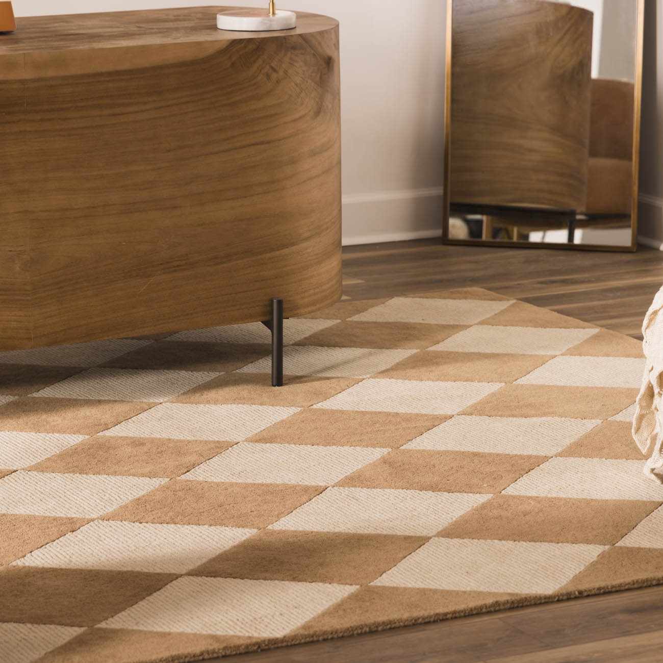 Aradia Tan Area Rug - Image 2