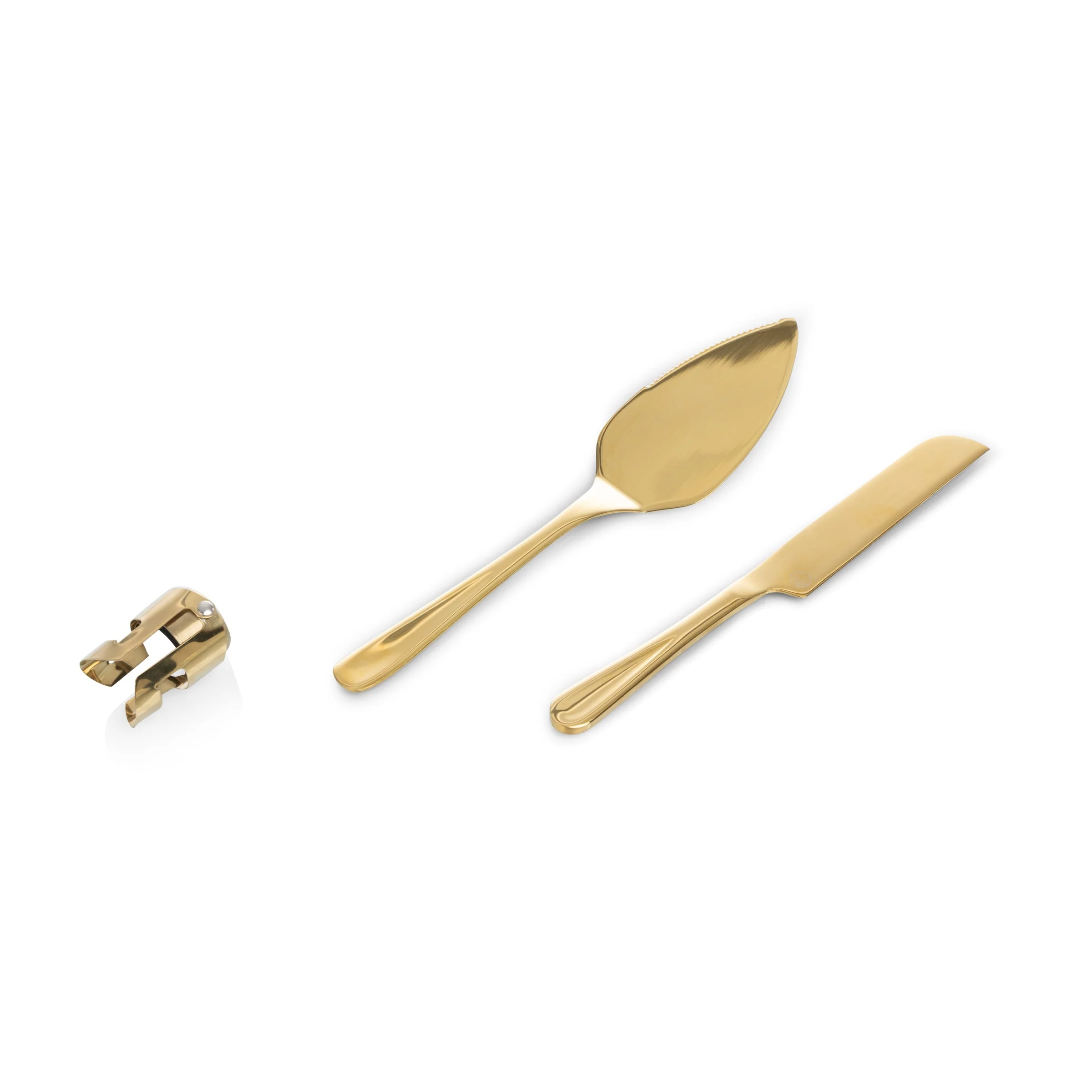 Arbane Champagne Glass Set with Cake Knife - Image 15