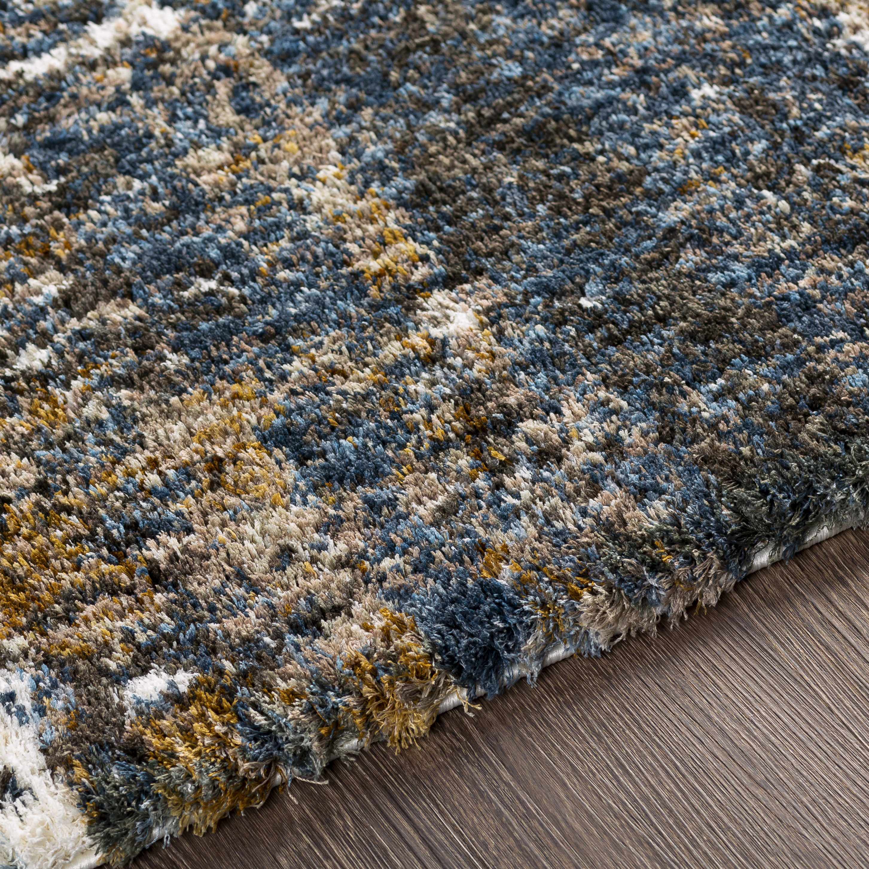 Arboles Abstract Lined Plush Area Rug - Image 4