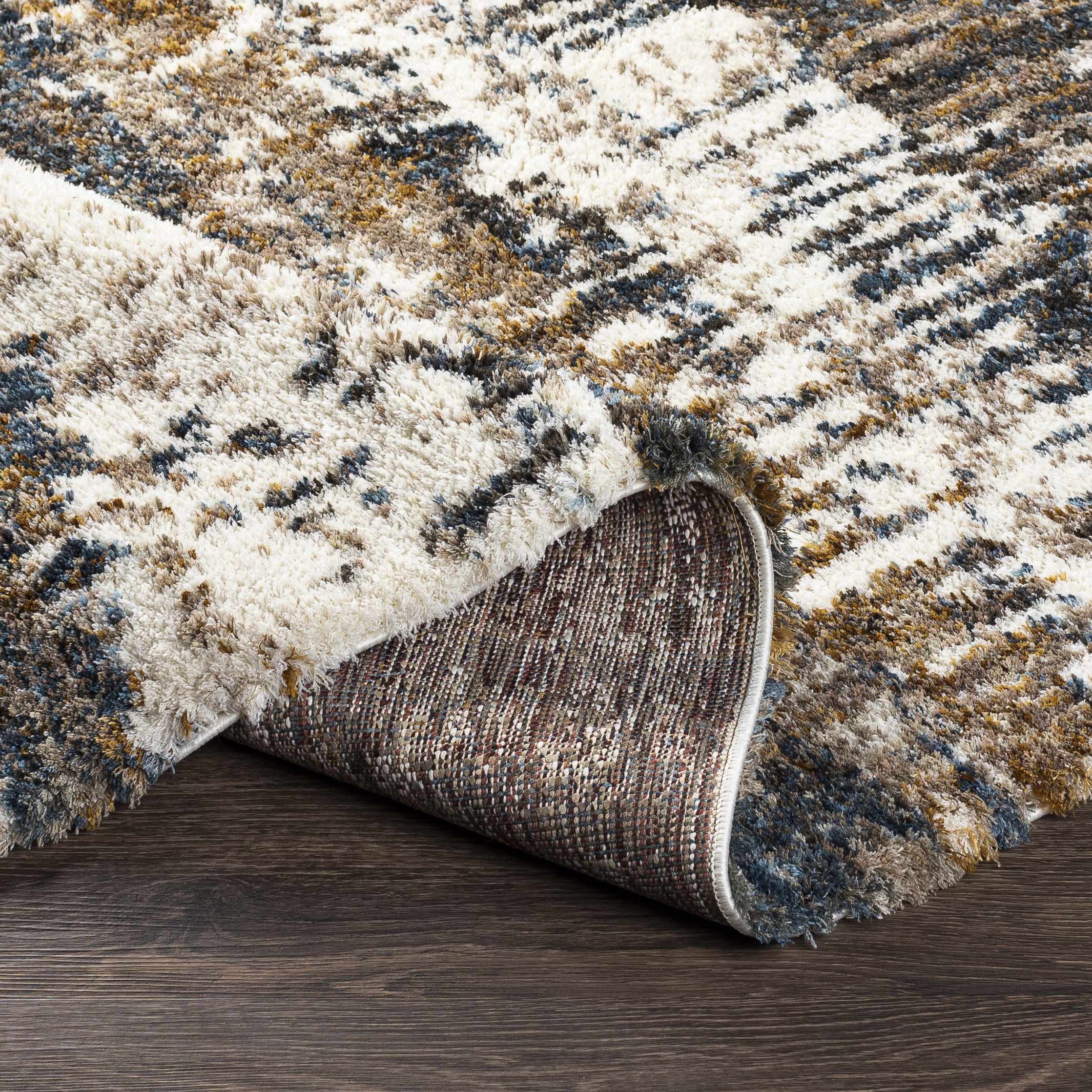 Arboles Abstract Lined Plush Area Rug - Image 5